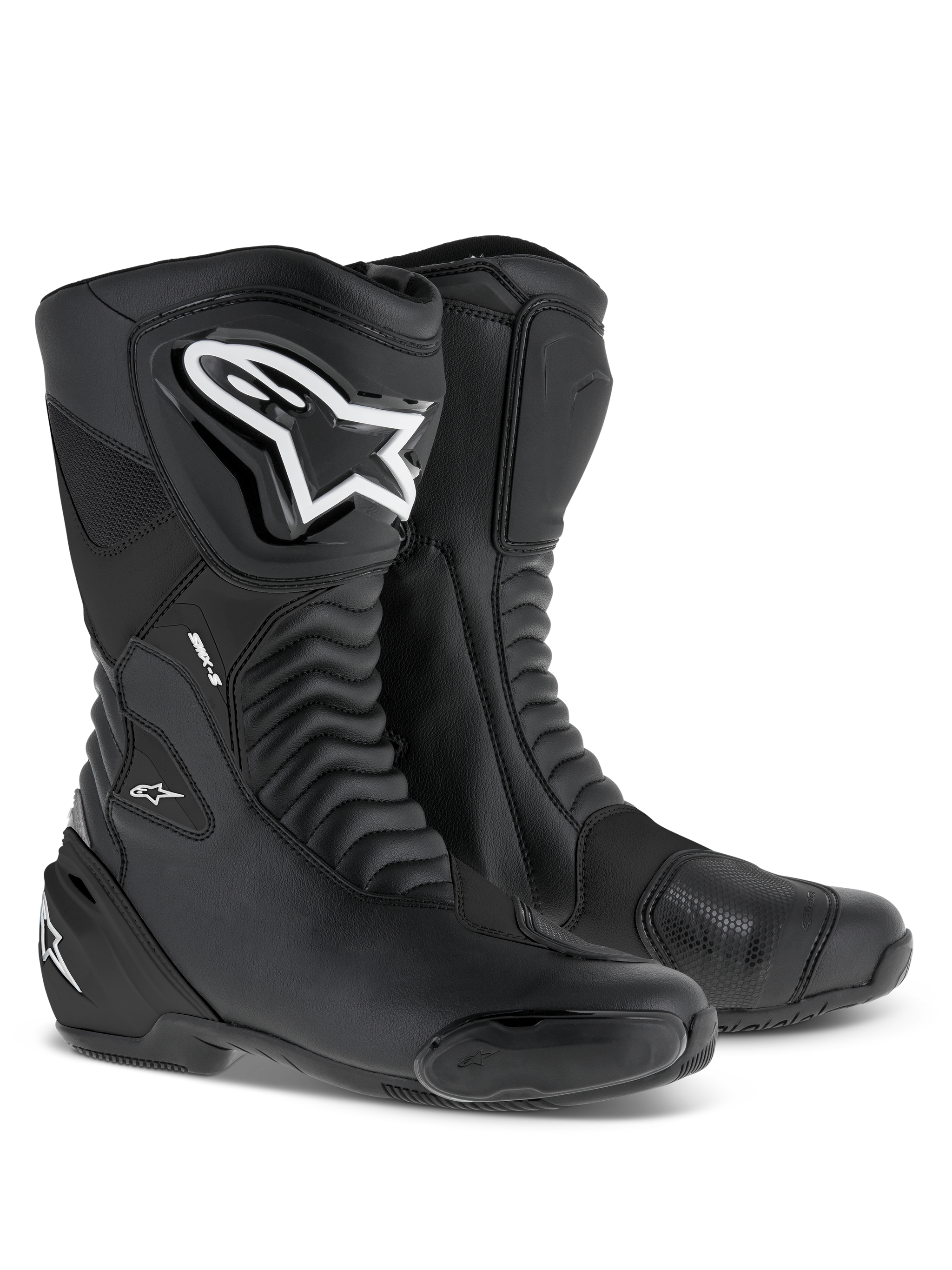 SMX S - Black Motorcycle Boots | Alpinestars® SMX S - Black Motorcycle Boots | Alpinestars®