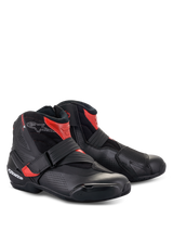 SMX-1 R V2 Vented - Black Motorcycle Boots | Alpinestars®