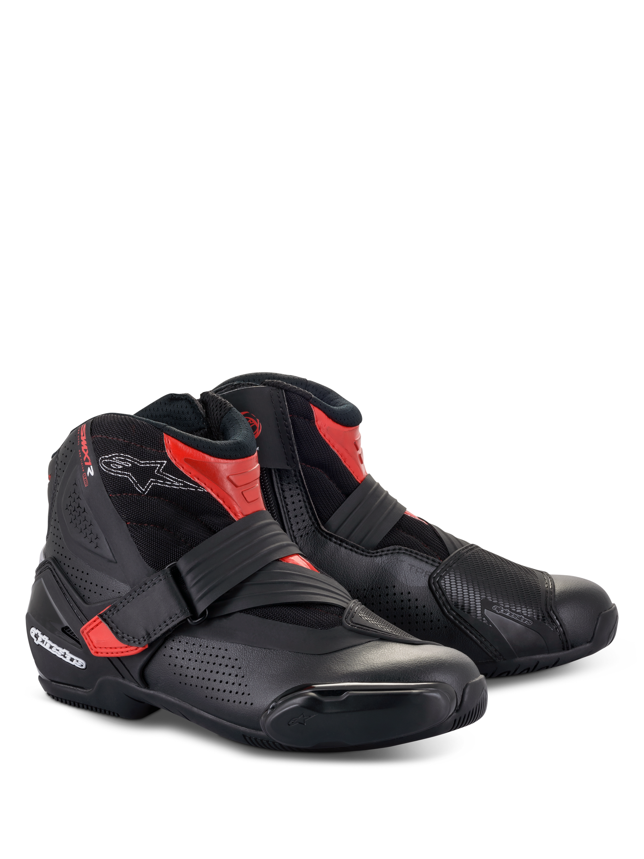 SMX-1 R V2 Vented - Black Motorcycle Boots | Alpinestars®