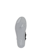 Alpinestars Stella Stated Podium Women's Riding Shoes in Black, featuring a light gray vulcanized rubber sole.