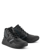 Alpinestars Speedflight Shoes, Performance Riding Shoes, Black Black, street-sport styled sneakers with ripstop upper, seamless panels, and chunky protective sole, urban motorcycle footwear