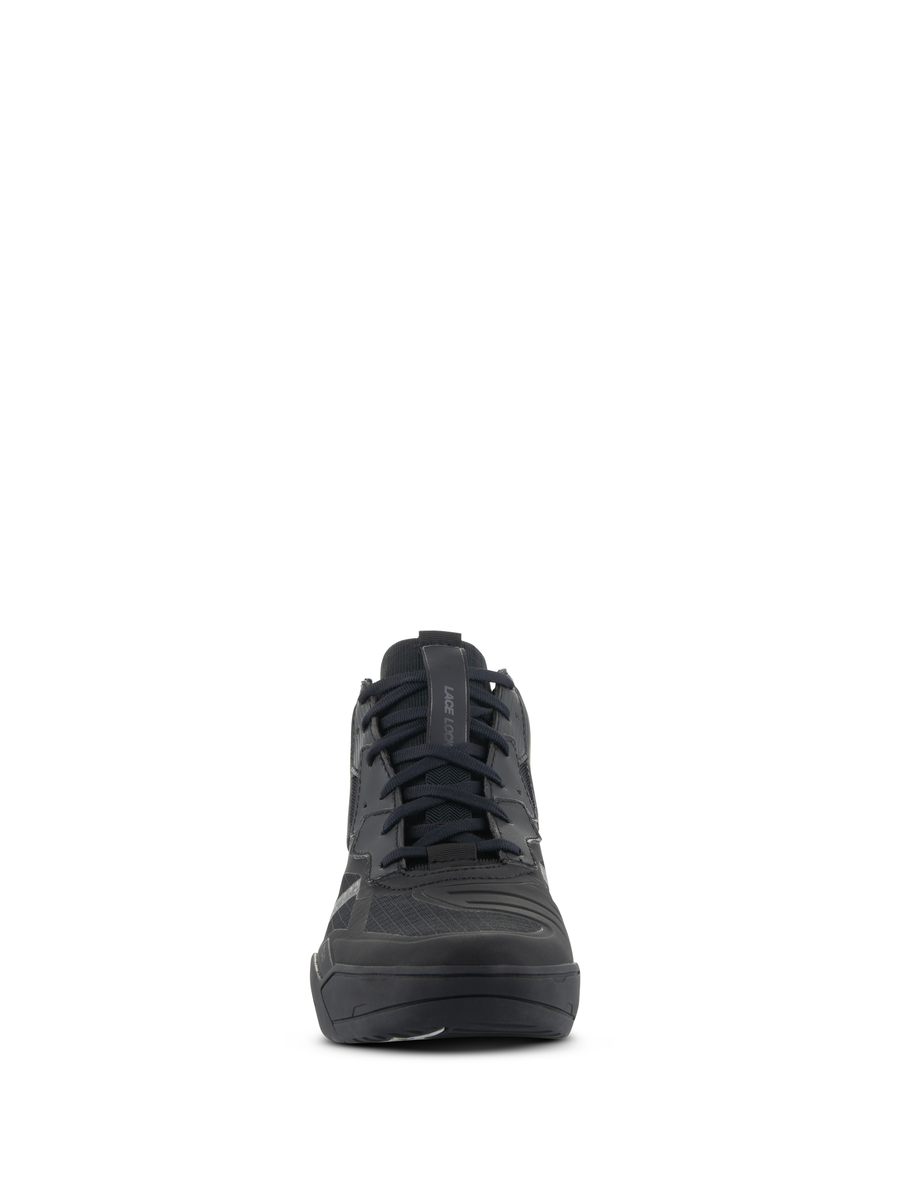 Alpinestars Speedflight Shoes, Performance Riding Shoes, Black Black, front view, performance ripstop upper with seamless reinforcement, street-styled sneaker design with lace lock system for urban motorcycling