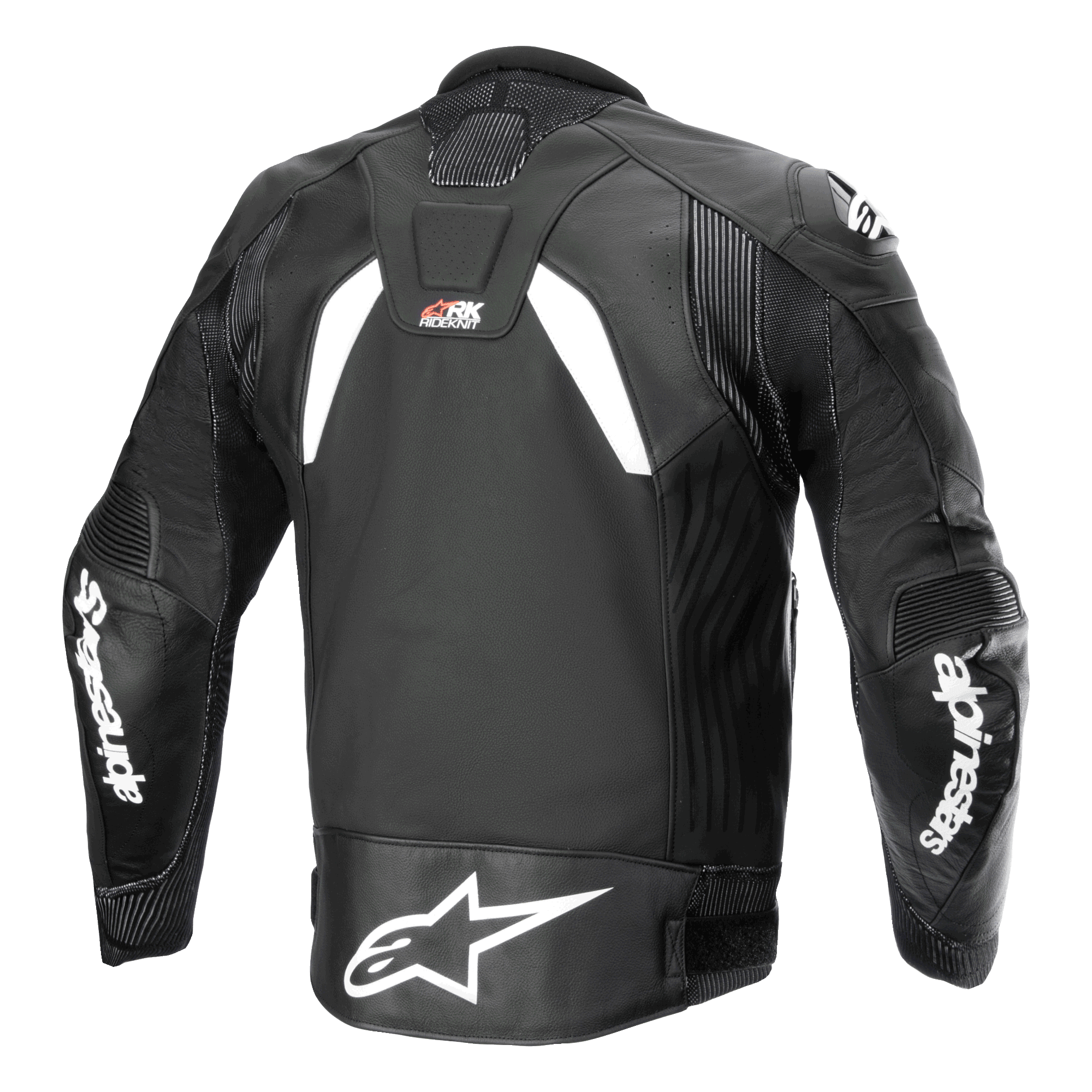 GP Plus R V4 Rideknit Leather Jacket - BLACK RACING/SPORT Jackets ...