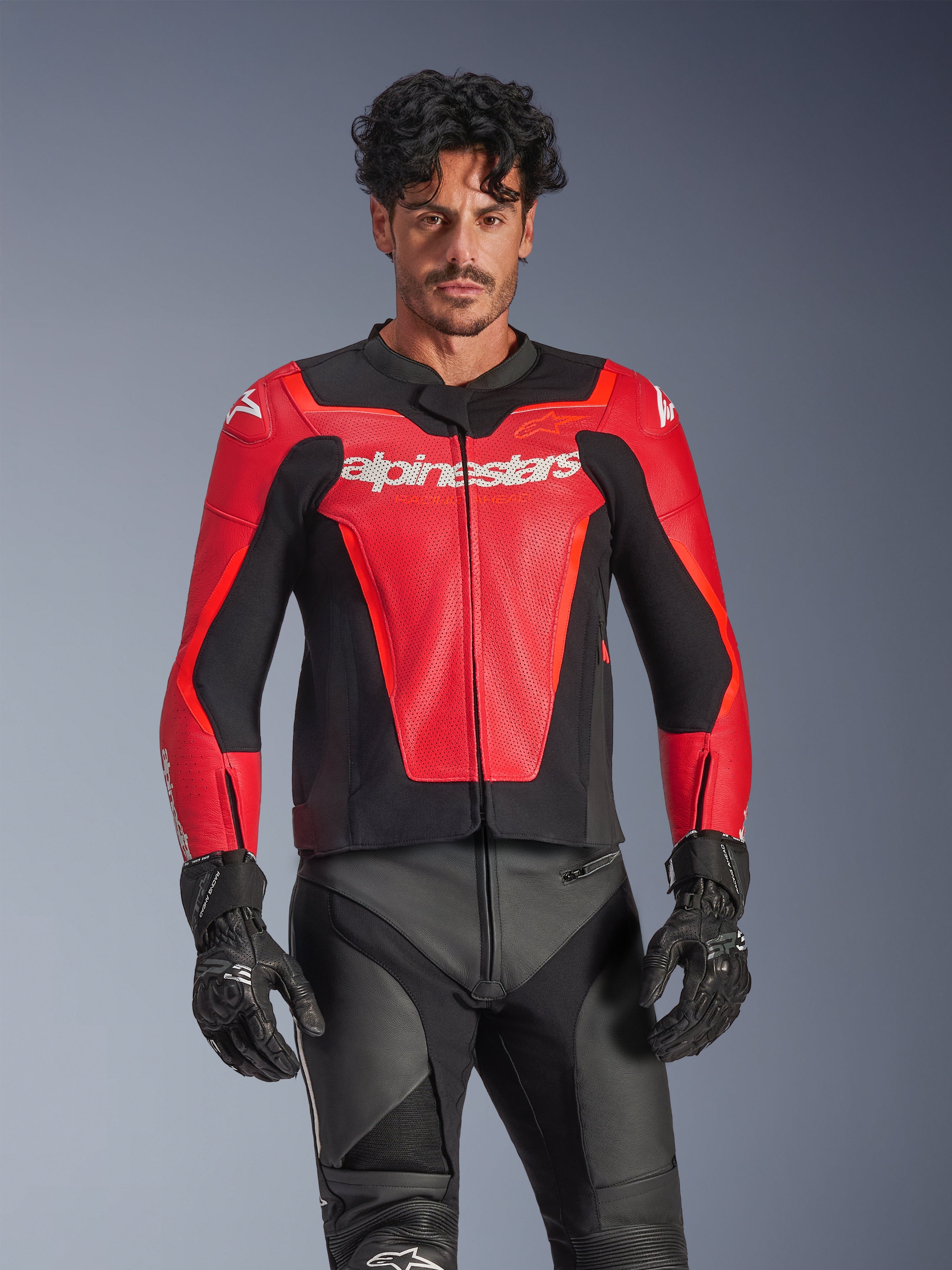 GP Force V2 Air - Red Motorcycle Jacket | Alpinestars®