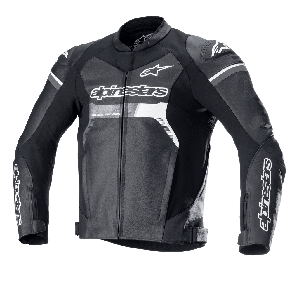 Alpinestars ブラックレザージャケット GP Force Leather Jacket - BLACK RACING/SPORT Jackets