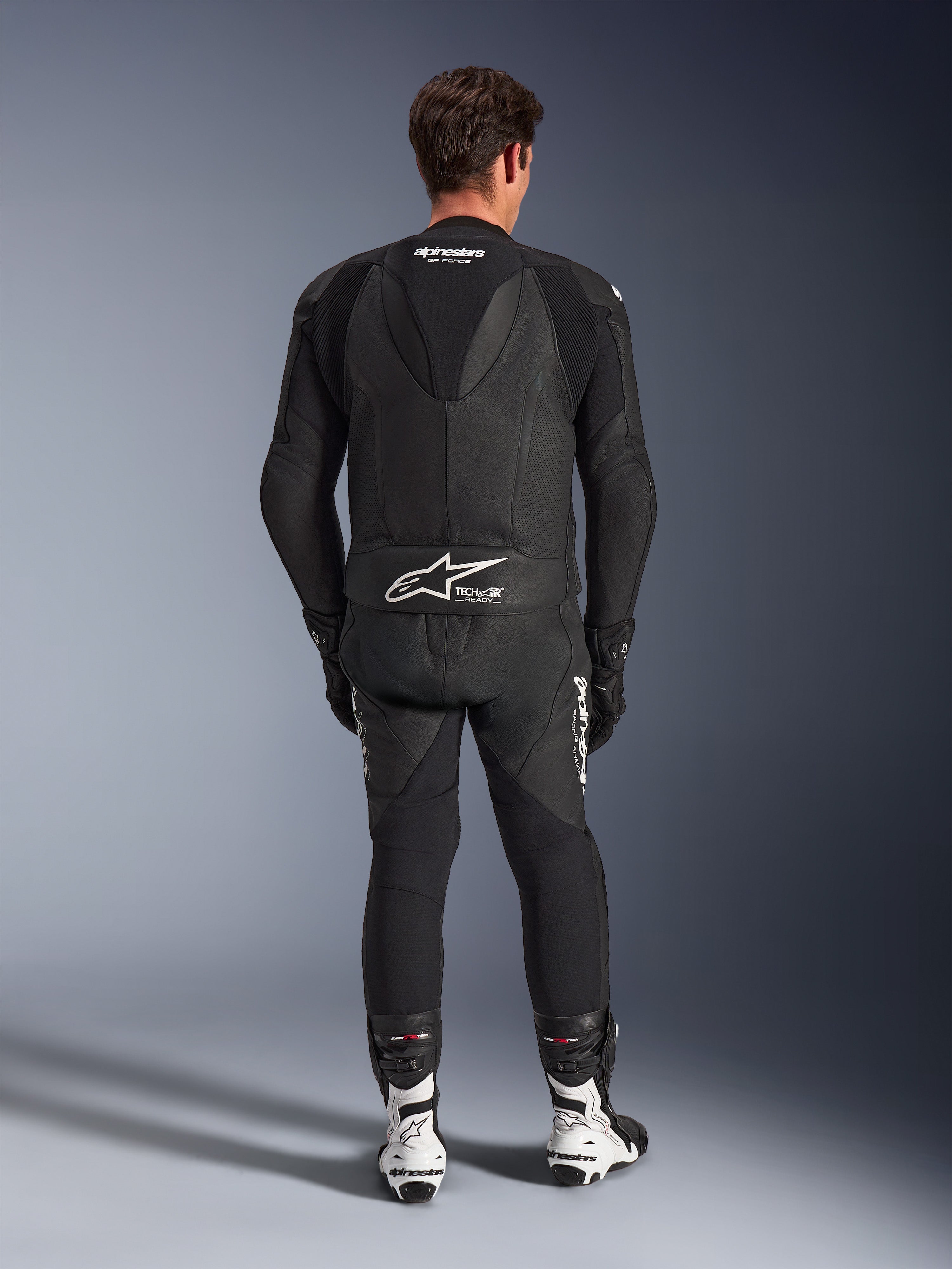 GP Force V2 2Piece - Green Motorcycle Suit | Alpinestars®