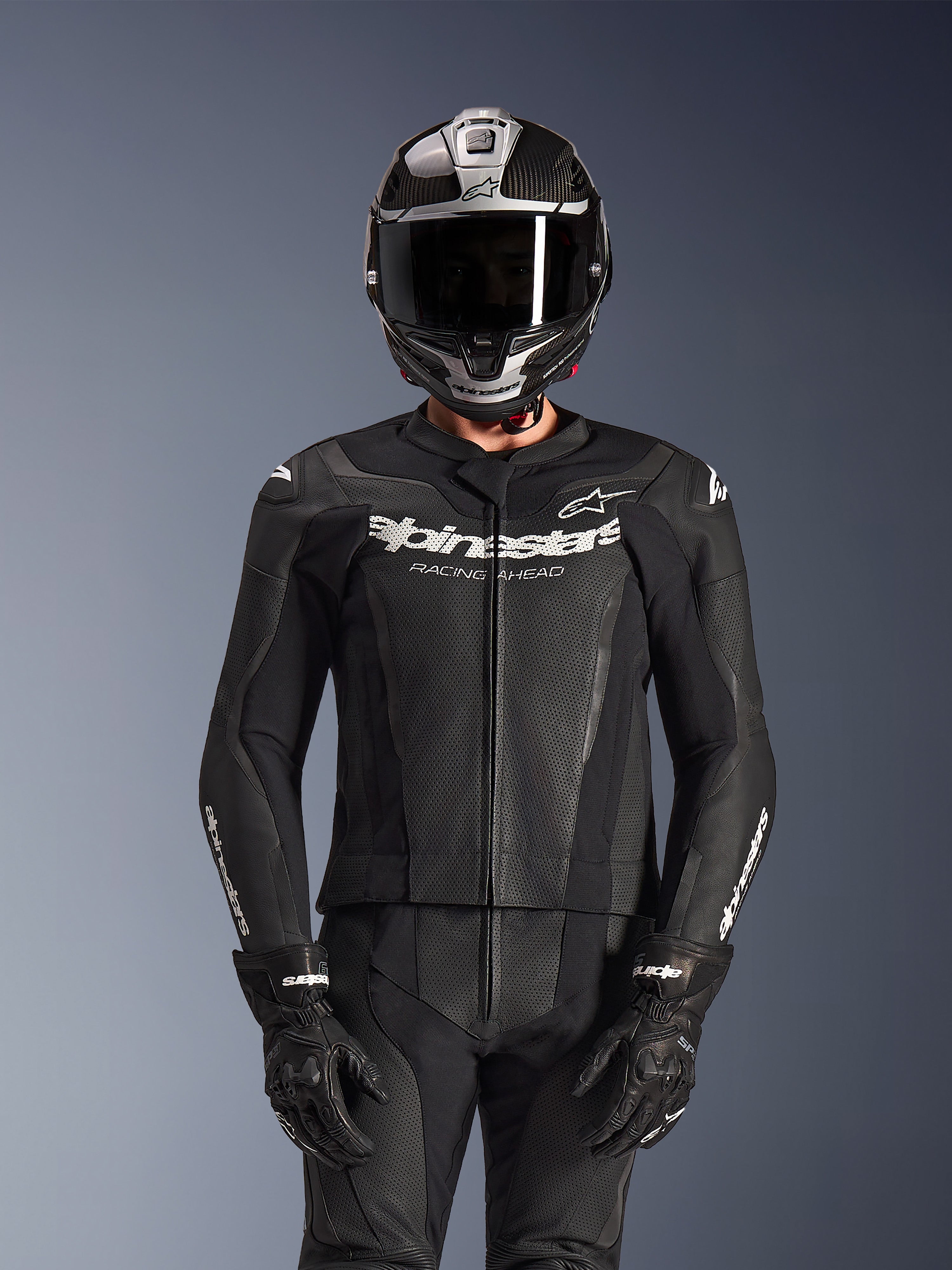 GP Force V2 2Piece - Green Motorcycle Suit | Alpinestars®