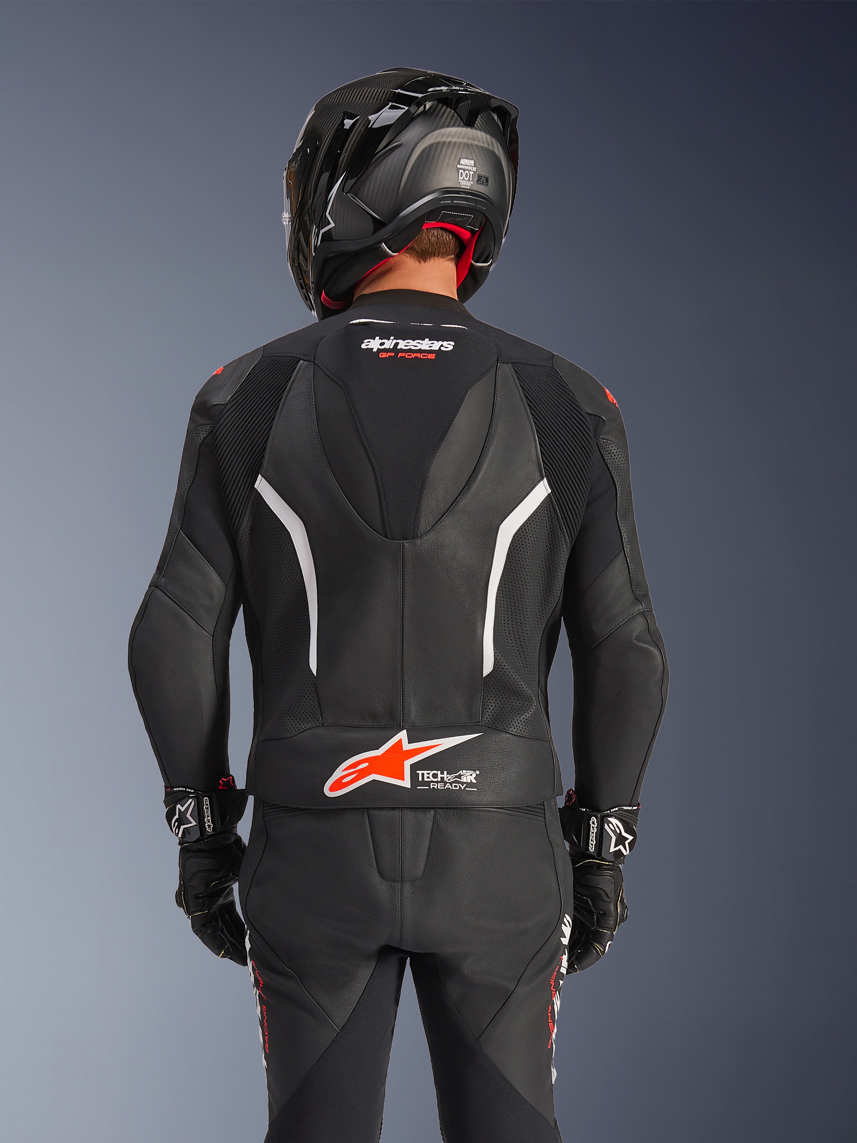 GP Force V2 2Piece - Red Motorcycle Suit | Alpinestars®