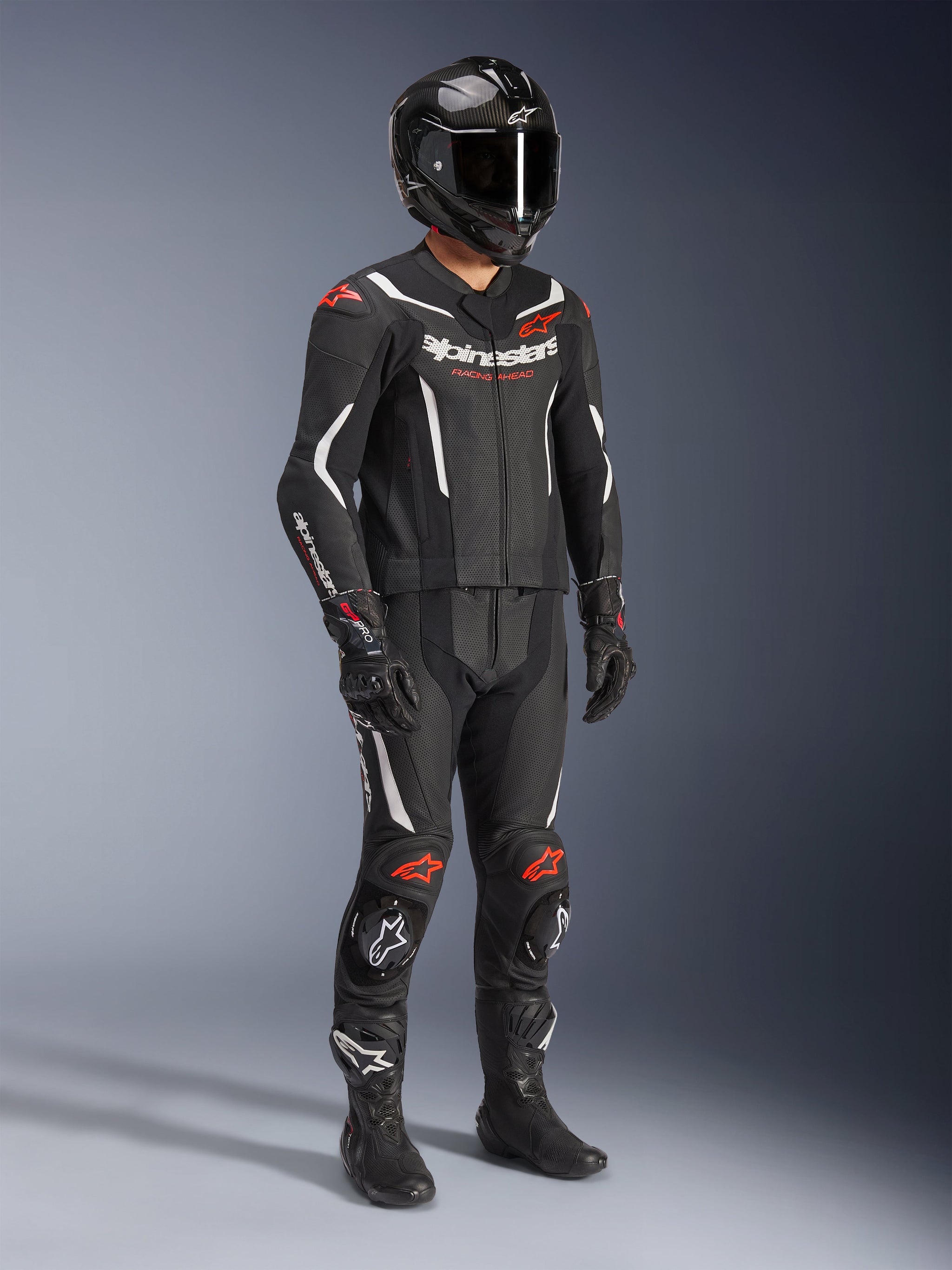 GP Force V2 2Piece - Red Motorcycle Suit GP Force V2 2Piece - Red Motorcycle Suit