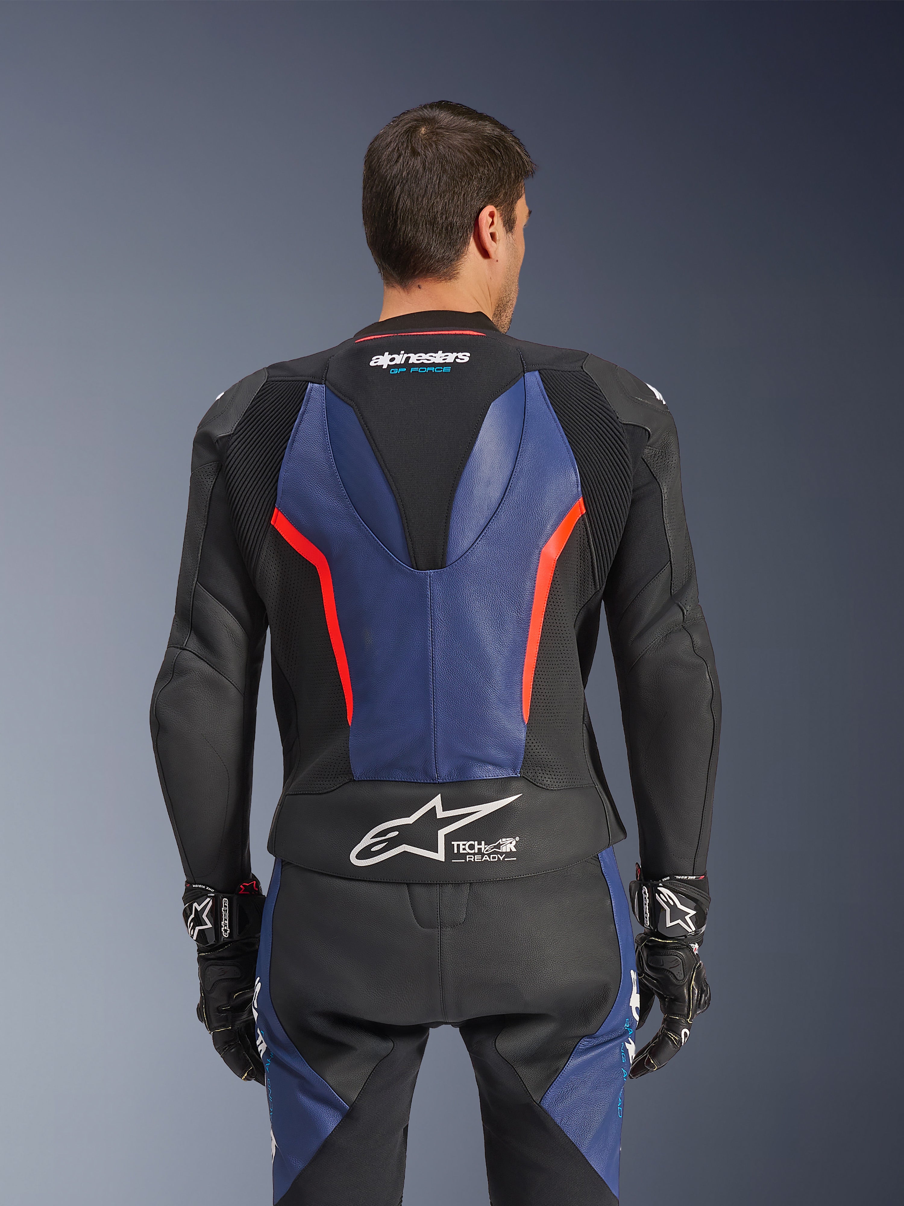GP Force V2 2Piece - Red Motorcycle Suit | Alpinestars®