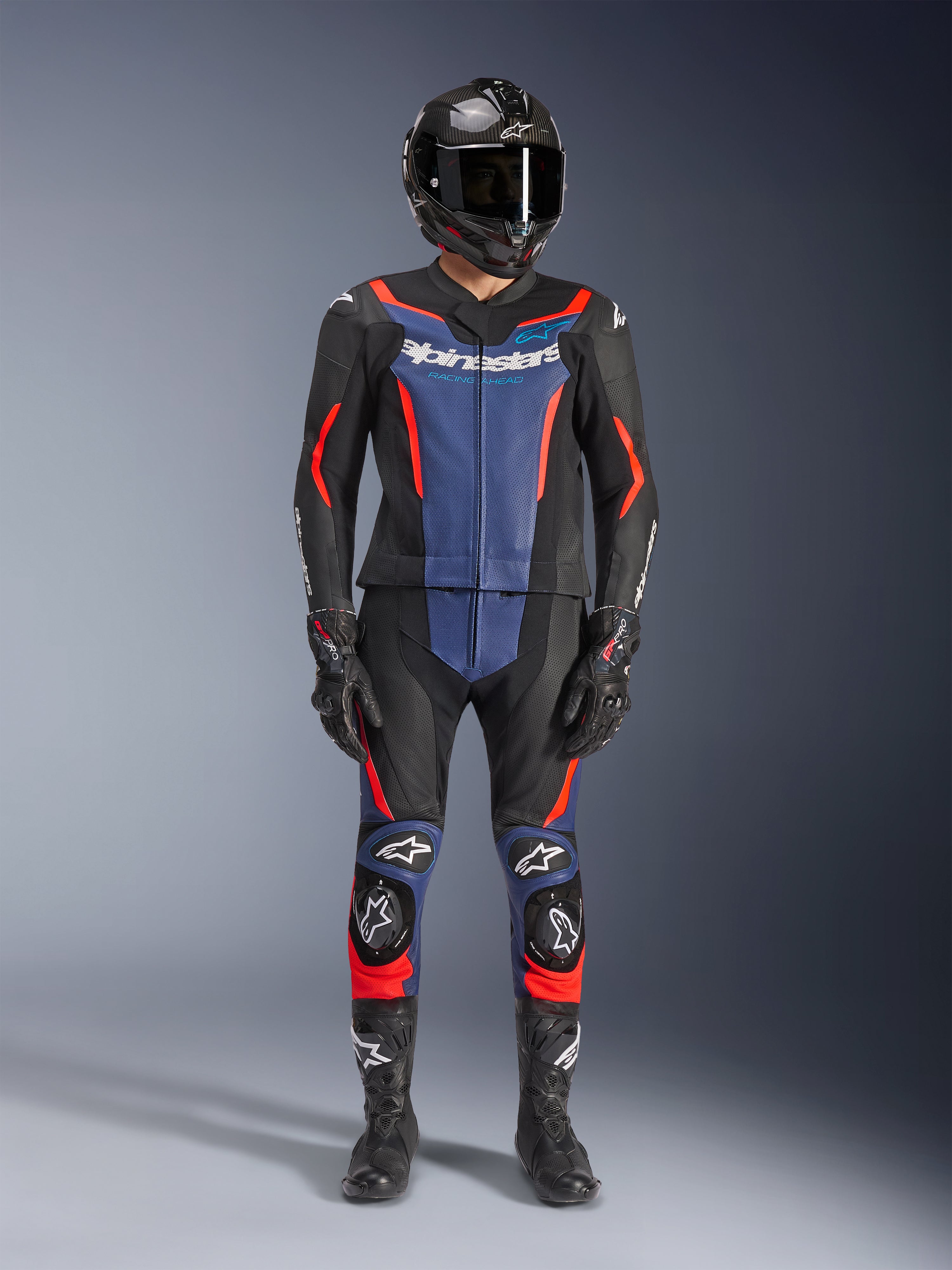 GP Force V2 2Piece - Red Motorcycle Suit | Alpinestars®