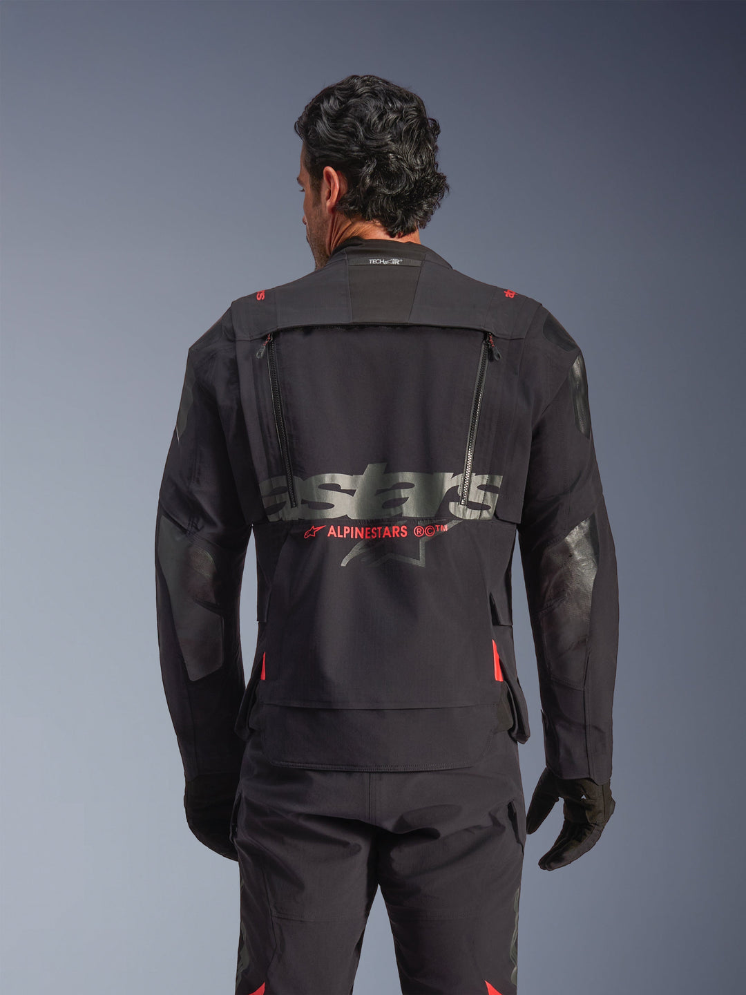 Halo Pro Drystar® XF Laminated - Black Motorcycle Jacket | Alpinestars®
