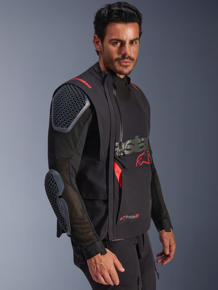 Halo Pro Drystar® XF Laminated - Black Motorcycle Jacket | Alpinestars®