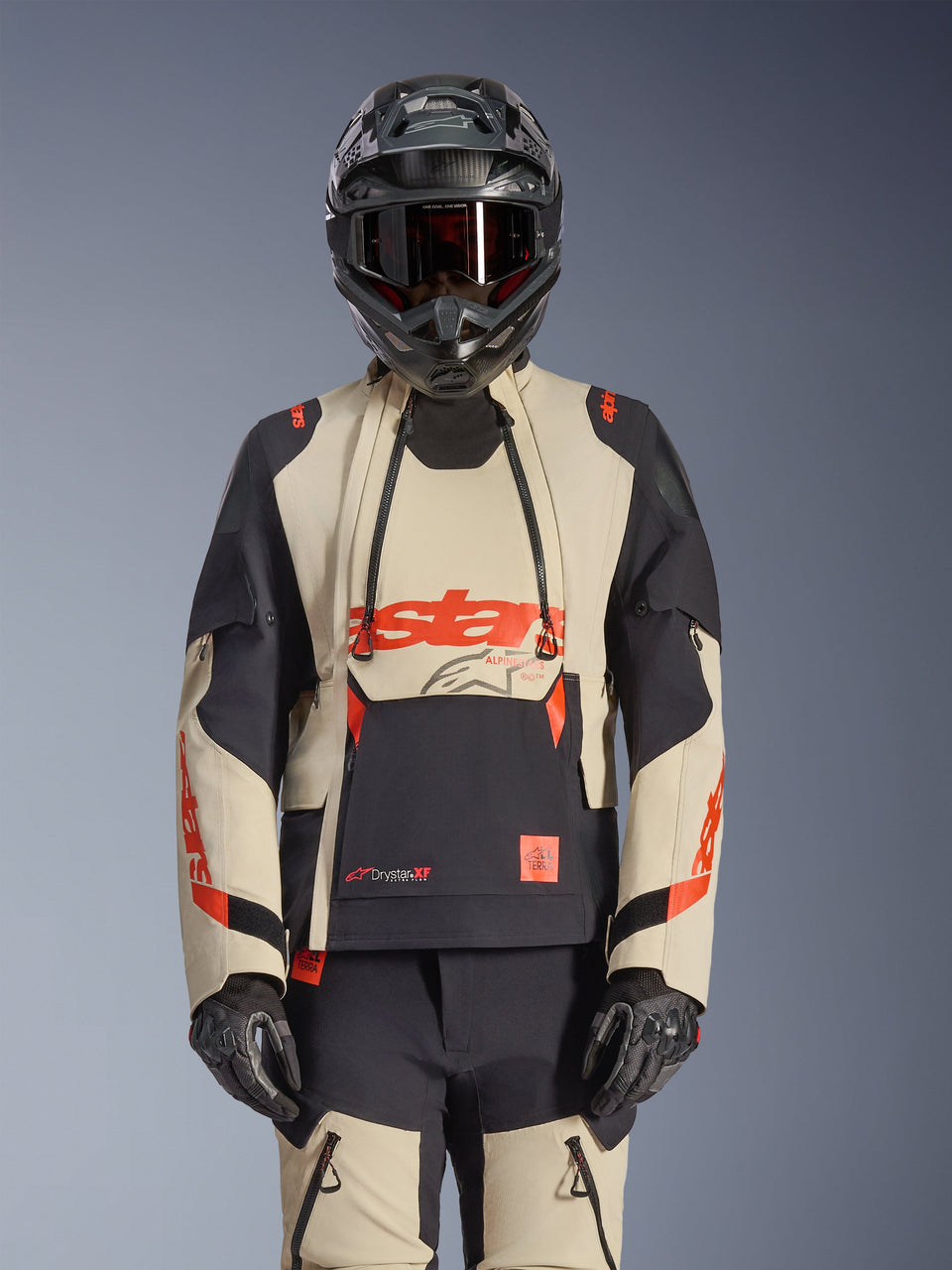 Halo Pro Drystar® XF - Black Motorcycle Jacket | Alpinestars®
