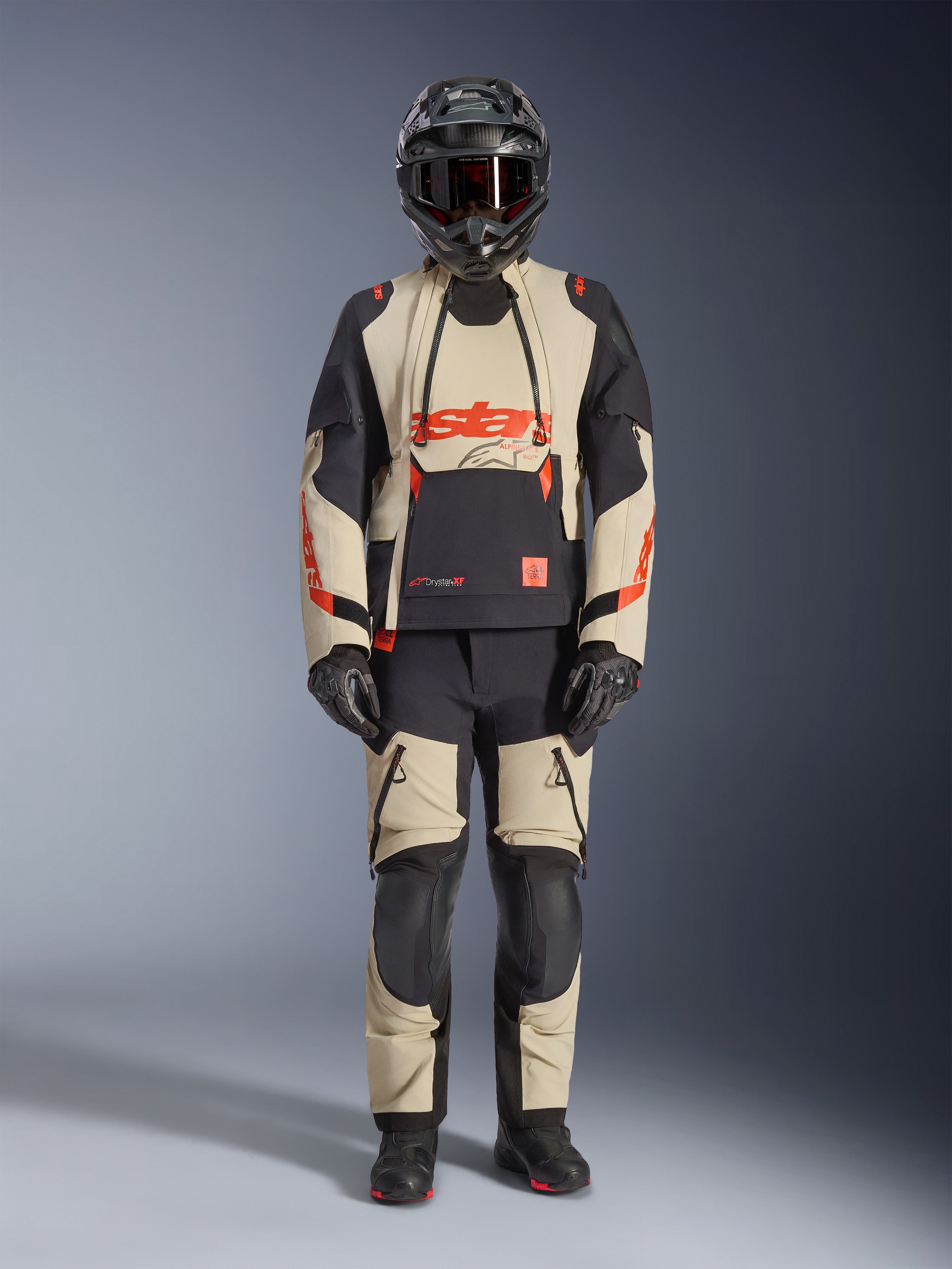 Halo Pro Drystar® XF - Black Motorcycle Jacket | Alpinestars®