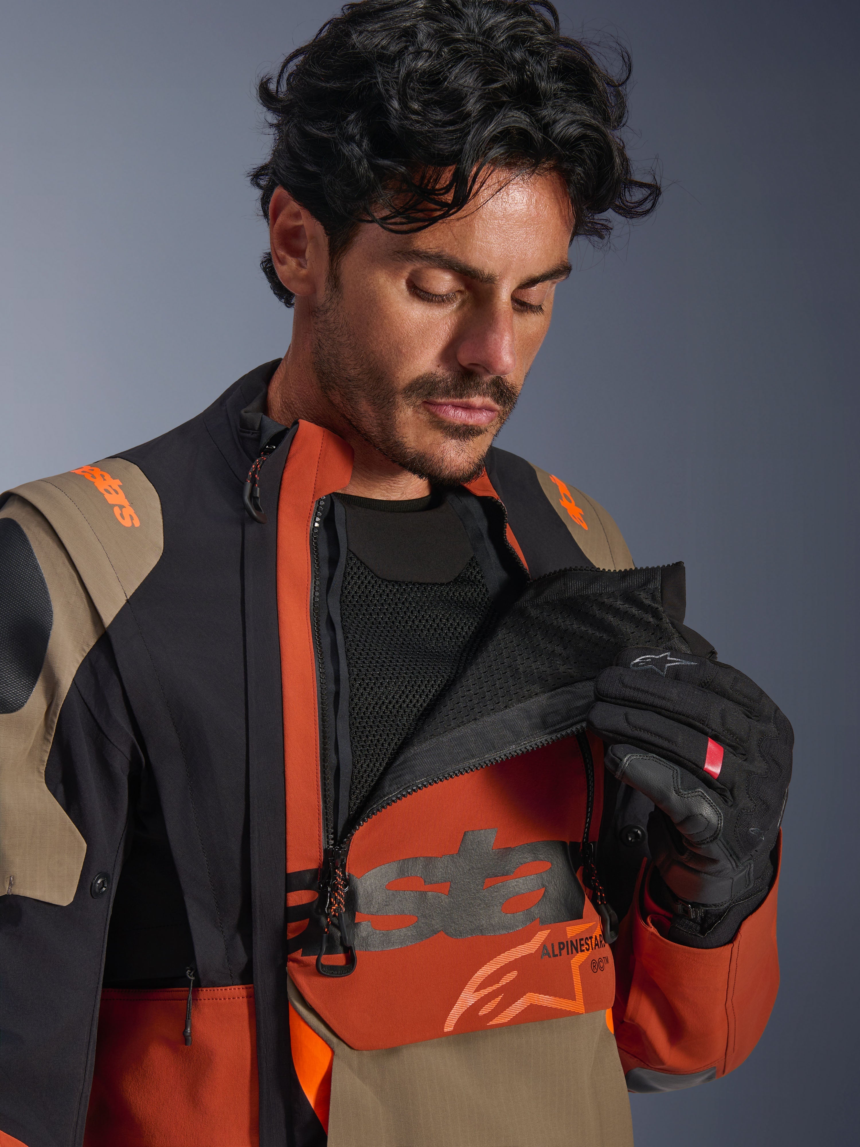 Halo Pro Drystar® XF - Black Motorcycle Jacket | Alpinestars®