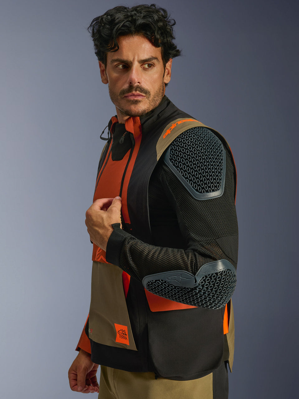 Halo Pro Drystar® XF Laminated - Black Motorcycle Jacket | Alpinestars®