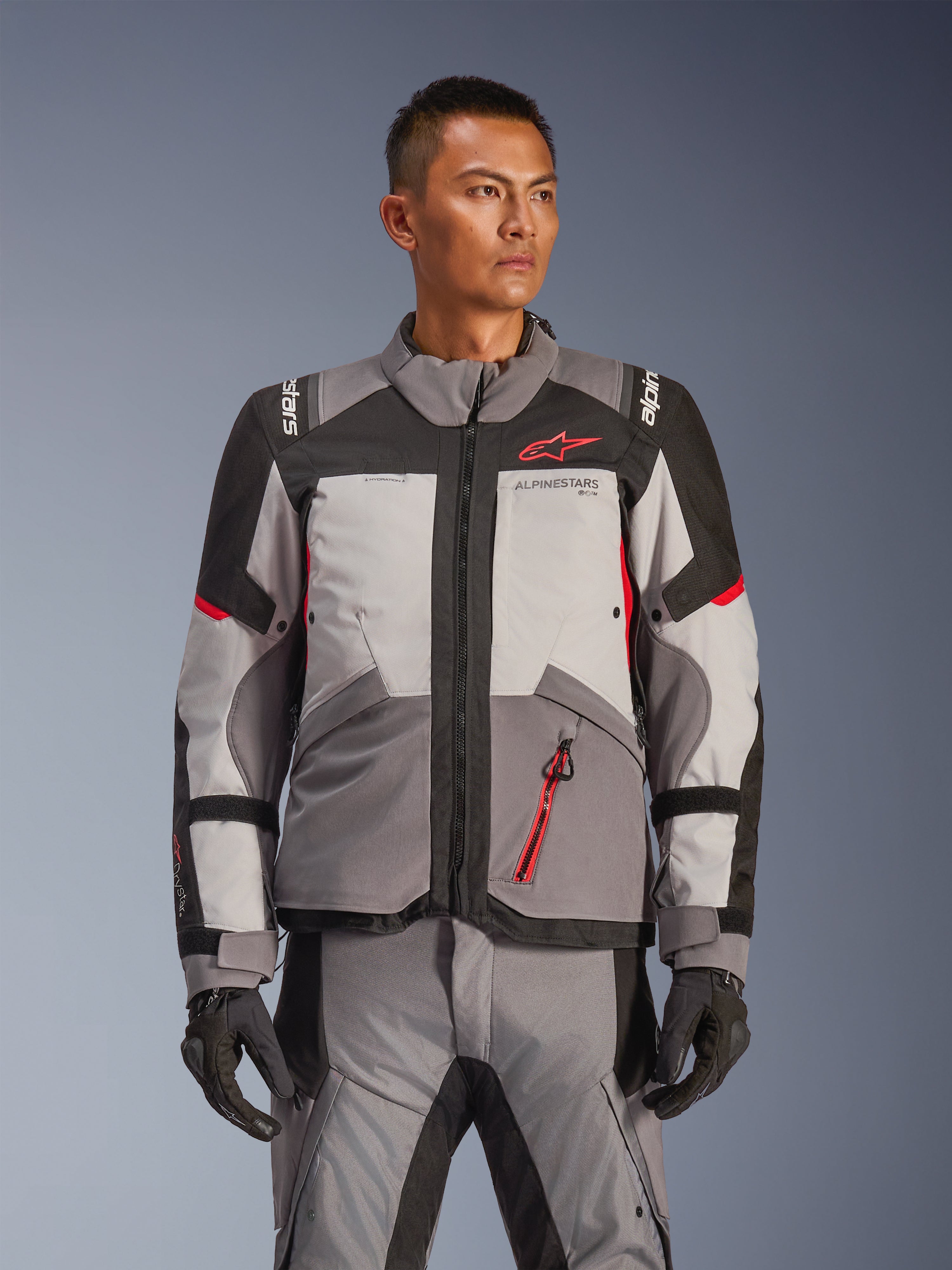 Andes V4 Drystar® - Gray Motorcycle Jacket | Alpinestars®