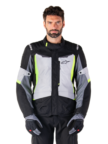 ST-1 Waterproof Jacket - Gray Motorcycle Textile Jacket | Alpinestars®