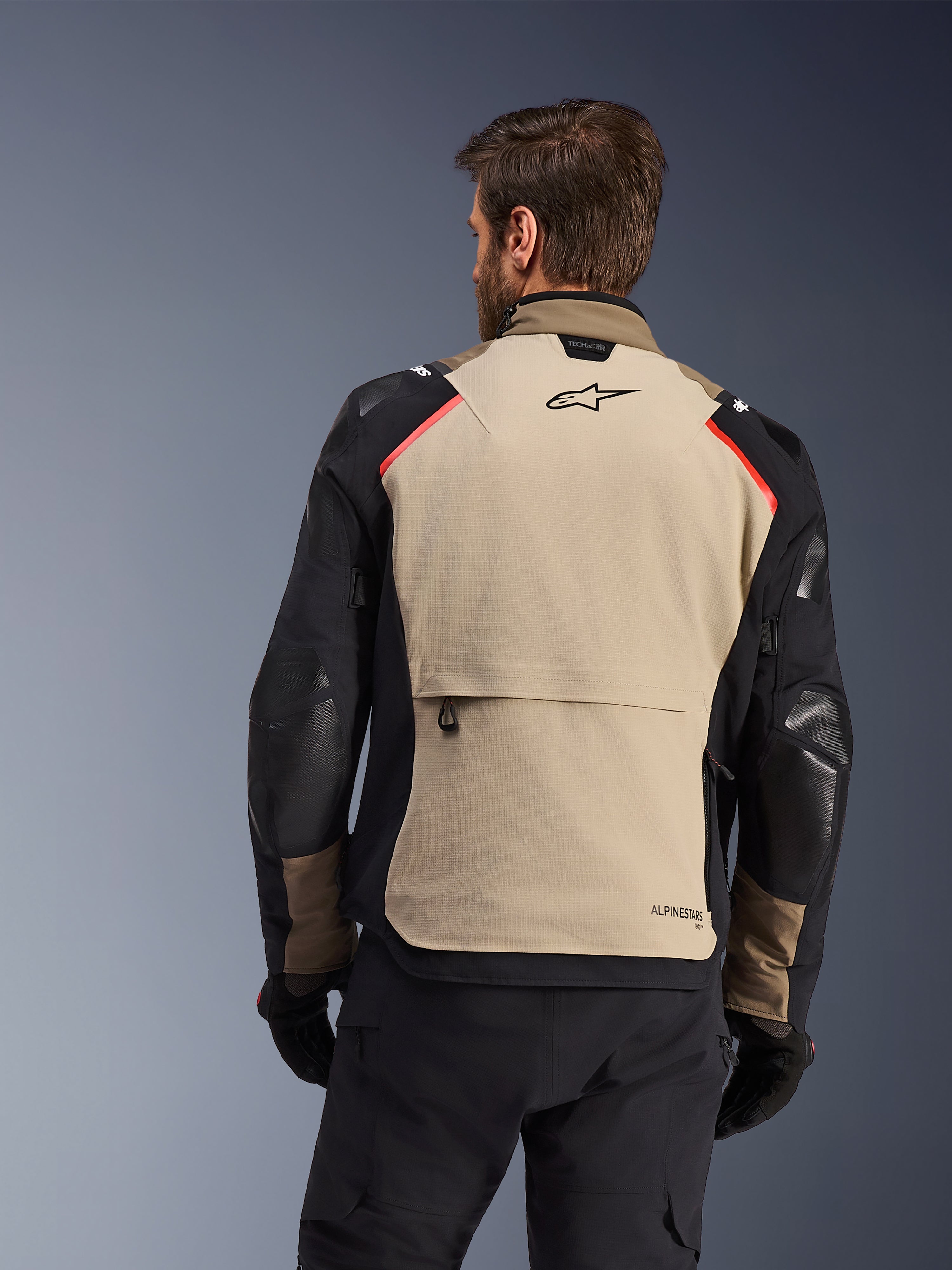 Andes Pro Drystar® XF - Gray Motorcycle Jacket | Alpinestars®
