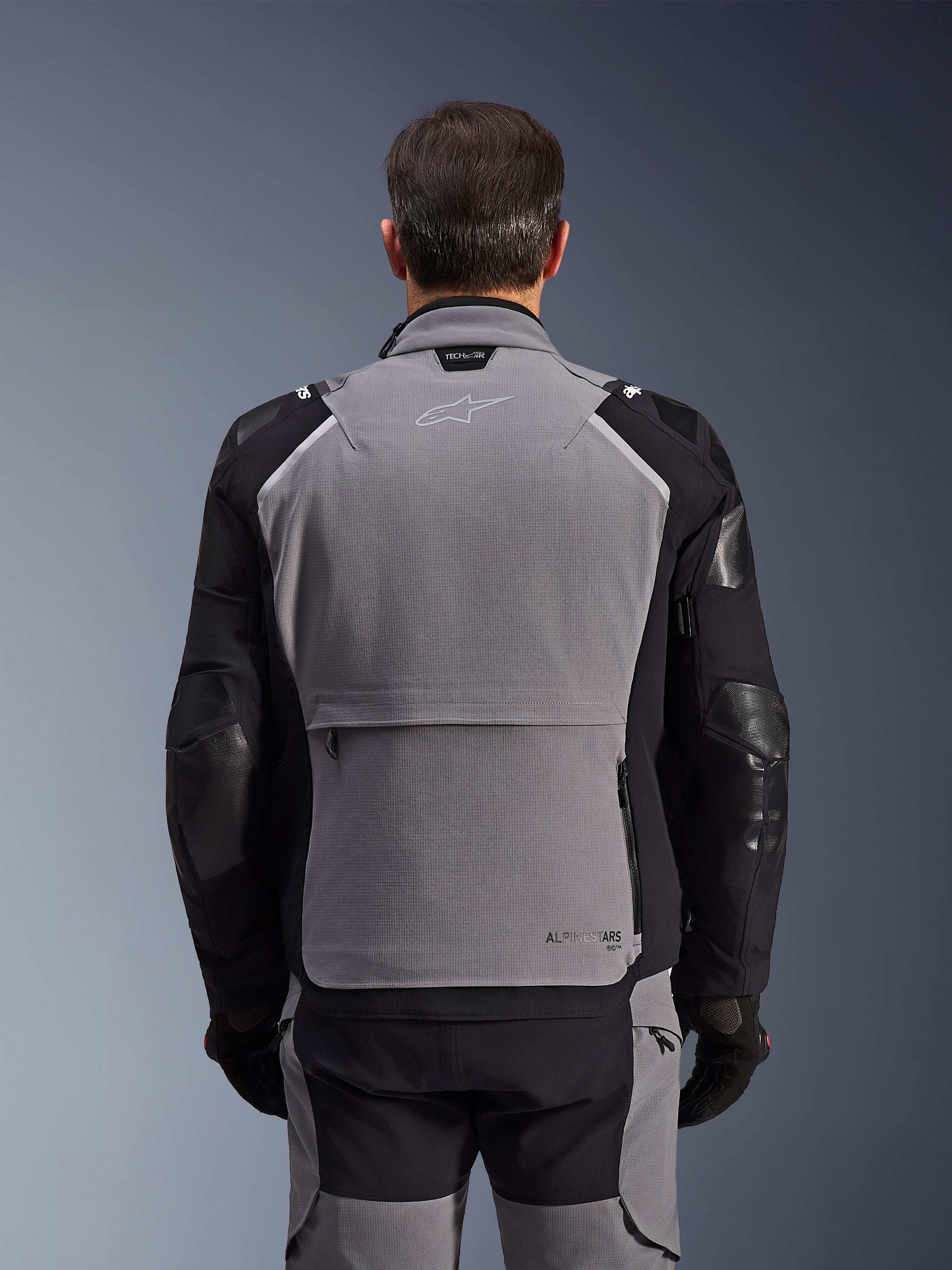 Andes Pro Drystar® XF - Gray Motorcycle Jacket | Alpinestars®