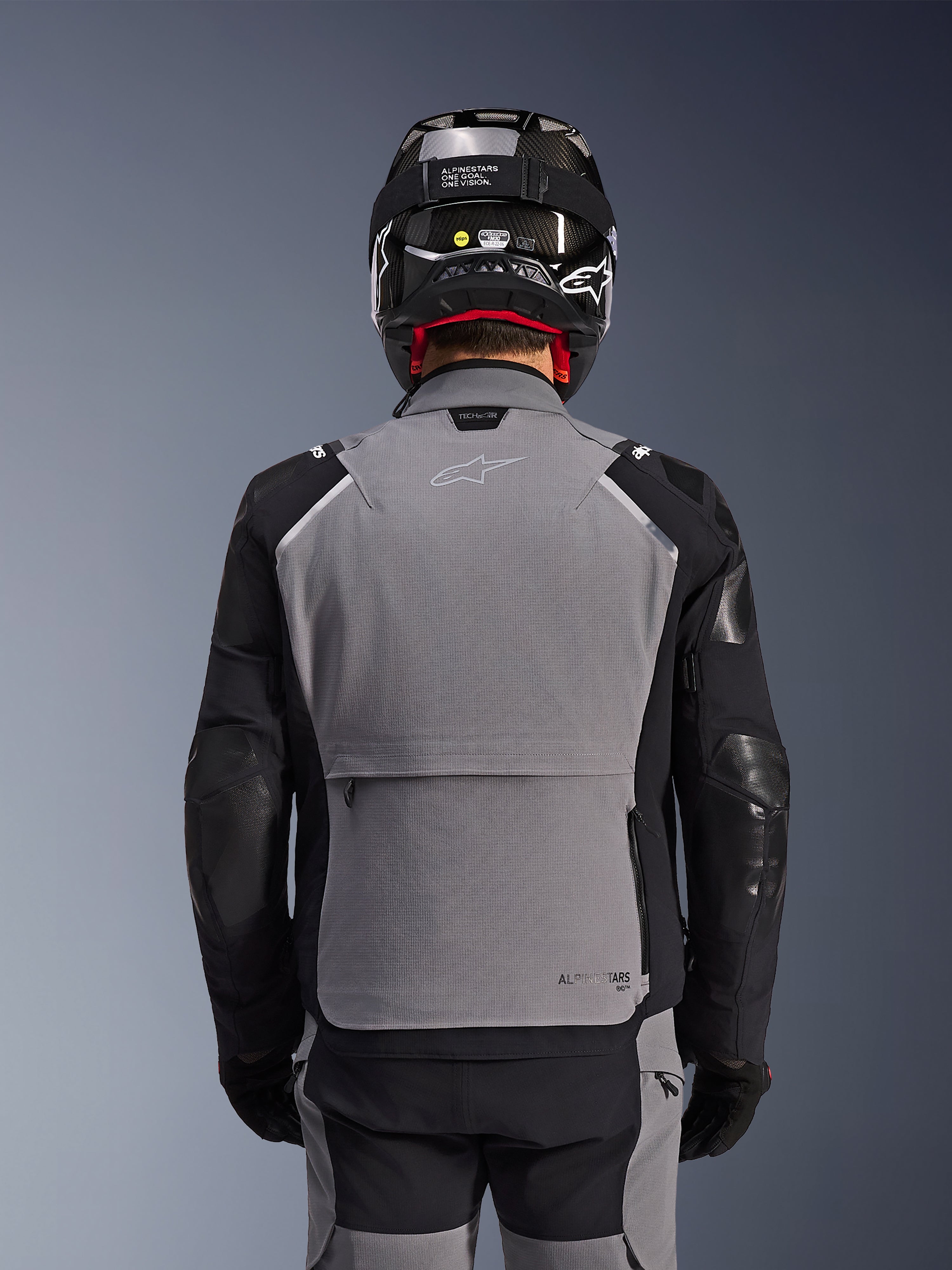 Andes Pro Drystar® XF - Gray Motorcycle Jacket | Alpinestars®