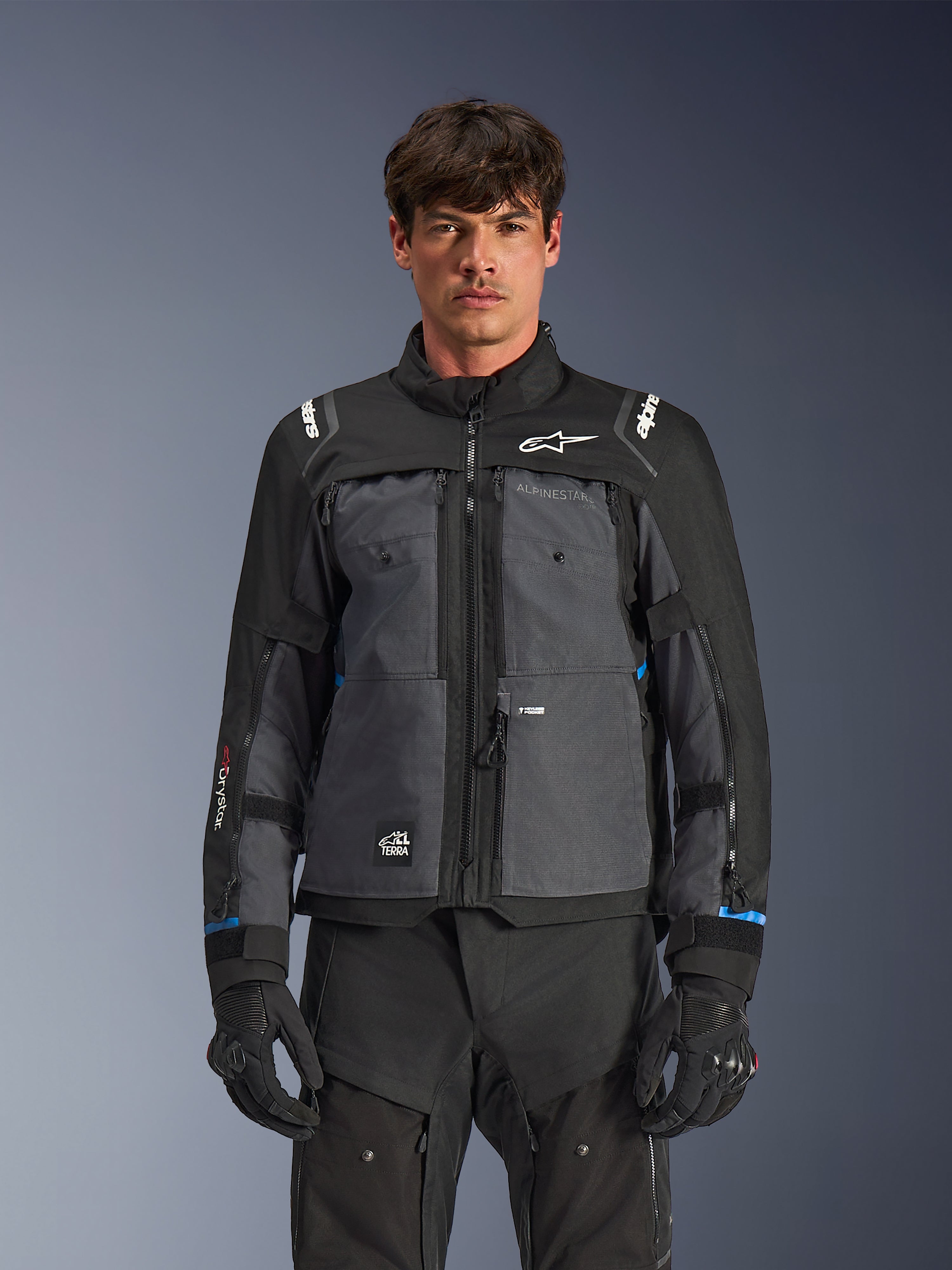 Cusco Drystar® - Gray Motorcycle Jacket | Alpinestars®