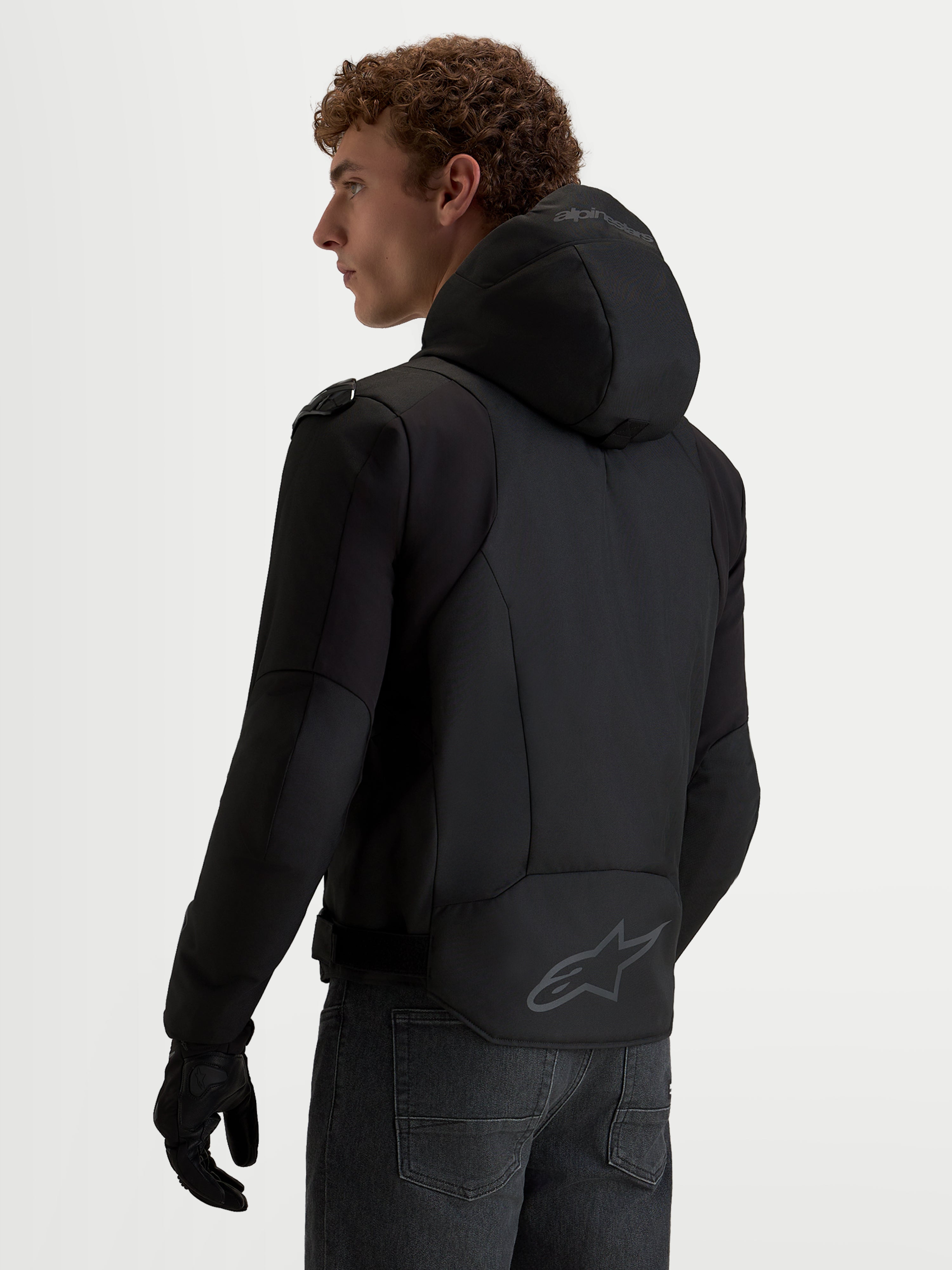 Zaca V2 Waterproof - Black Motorcycle Jacket | Alpinestars®