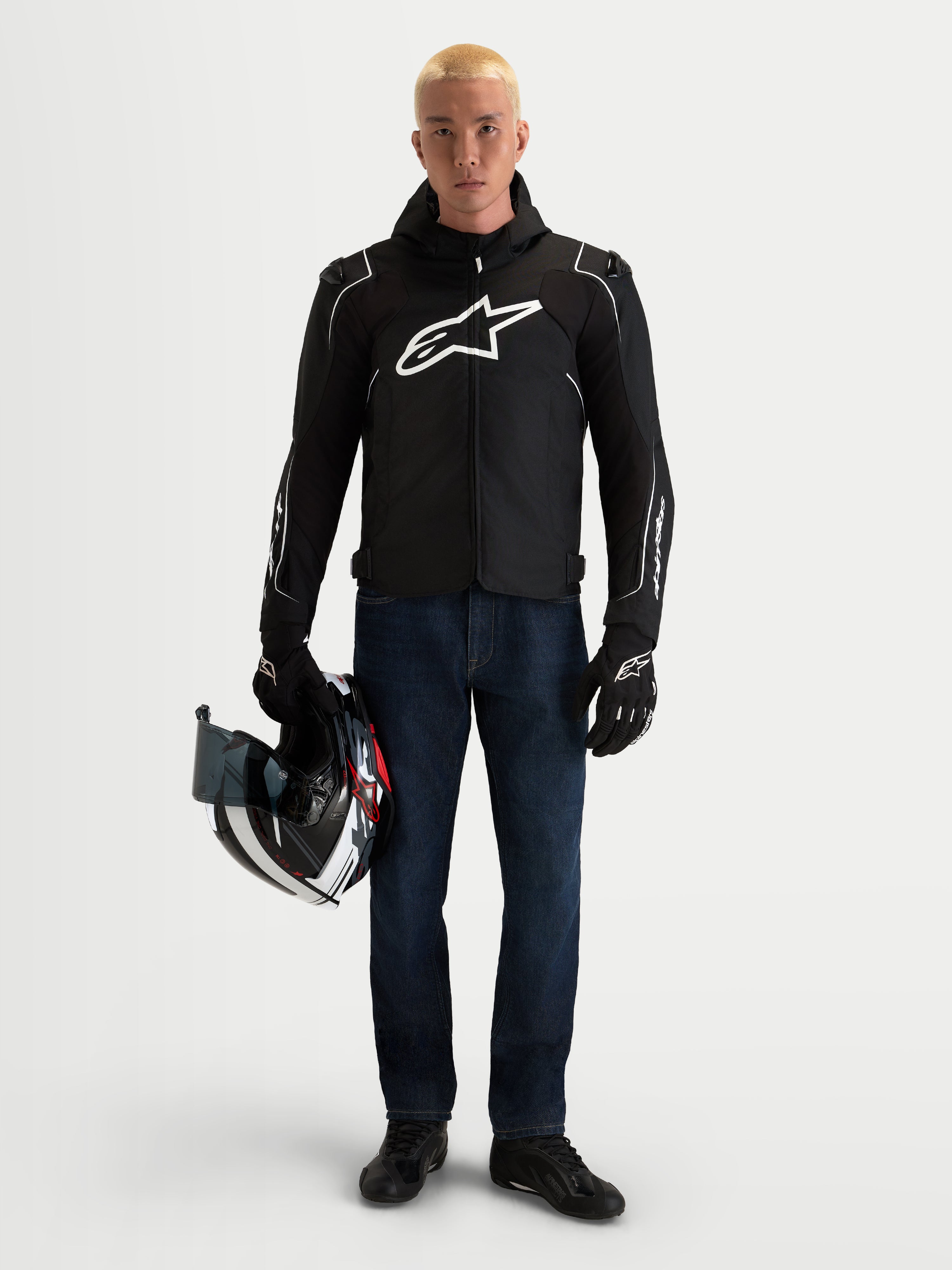 Zaca V2 Waterproof - Black Motorcycle Jacket | Alpinestars®