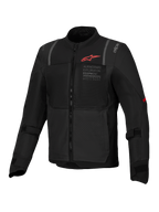 Alpinestars ST-2 Air Jacket, Black Men's Motorcycle Touring Jacket with mesh airflow panels and CE AA certified protection.
