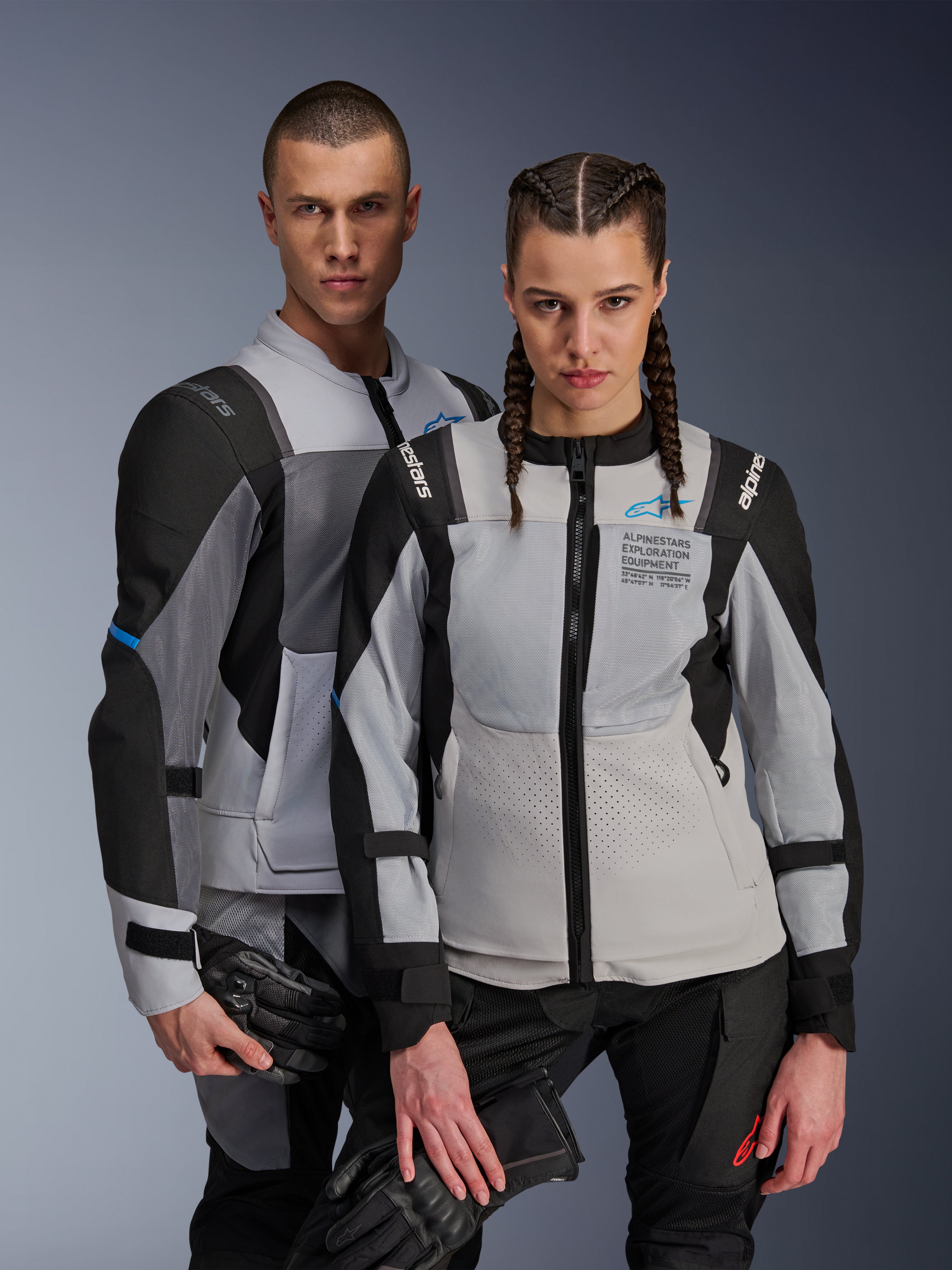 ST-2 Air - Ice Grey Motorcycle Jacket | Alpinestars®