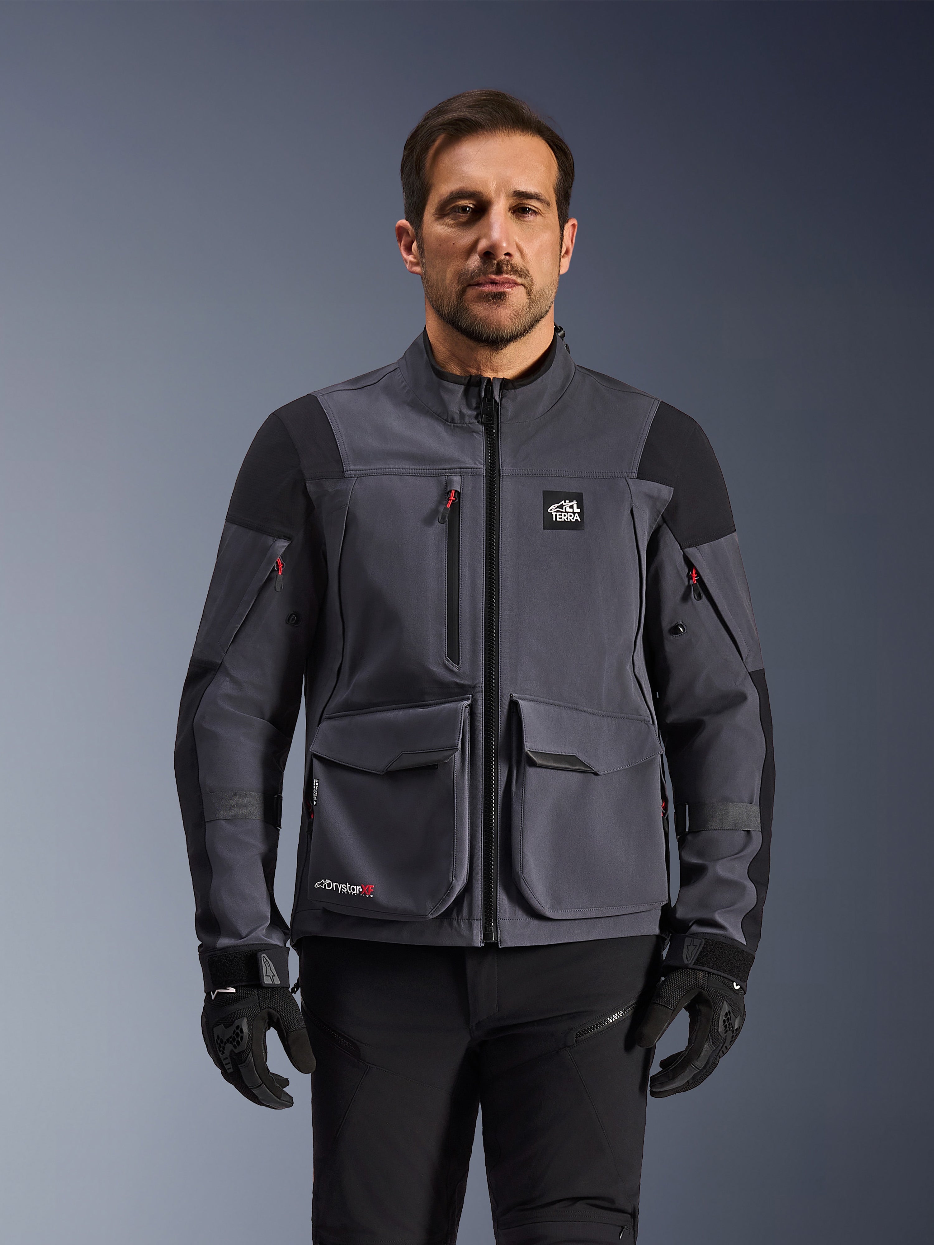 Maxdura Drystar®XF Laminated Armored Shell - Gray Motorcycle