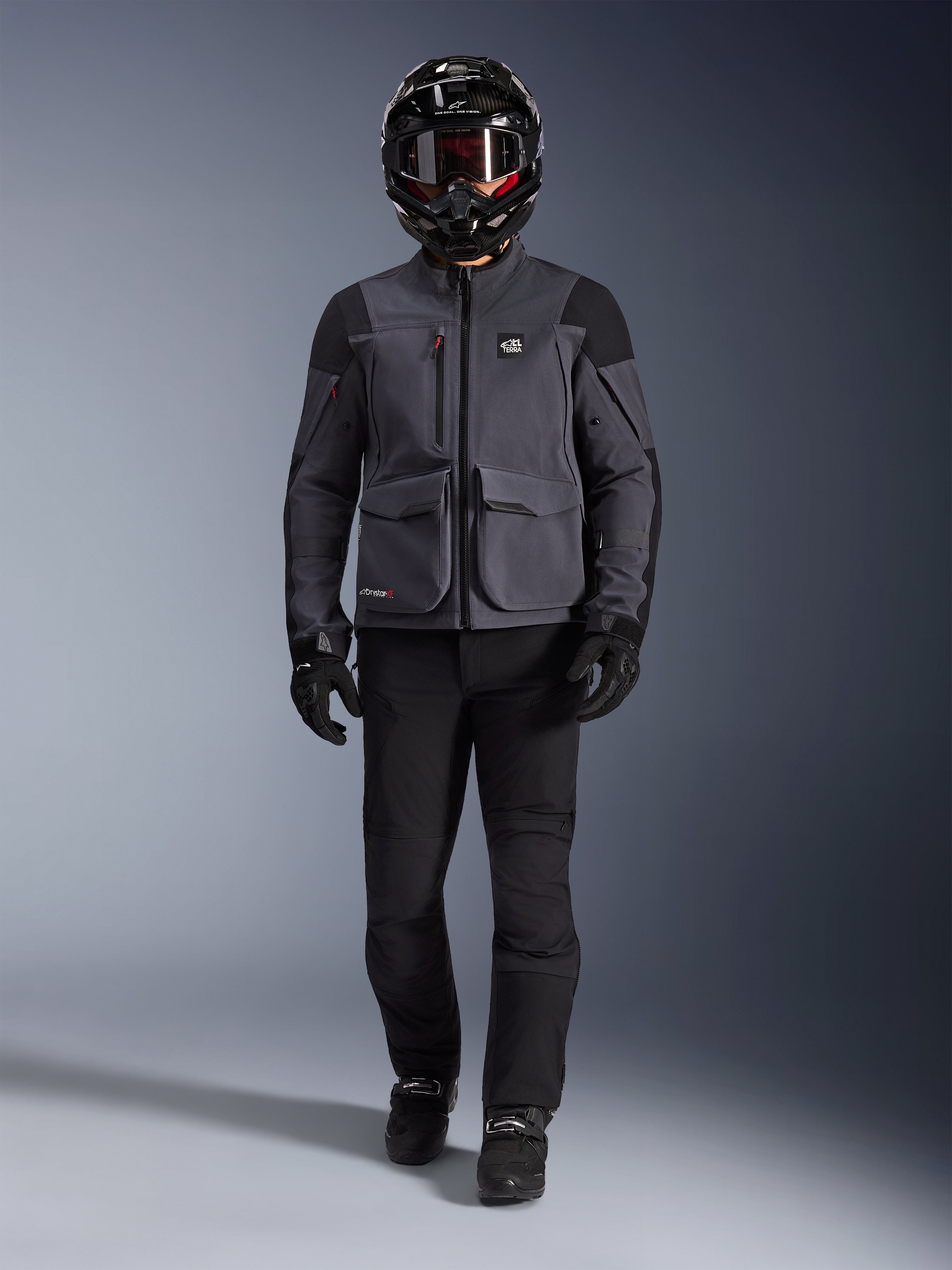 Maxdura Drystar®XF Laminated Armored Shell - Gray Motorcycle