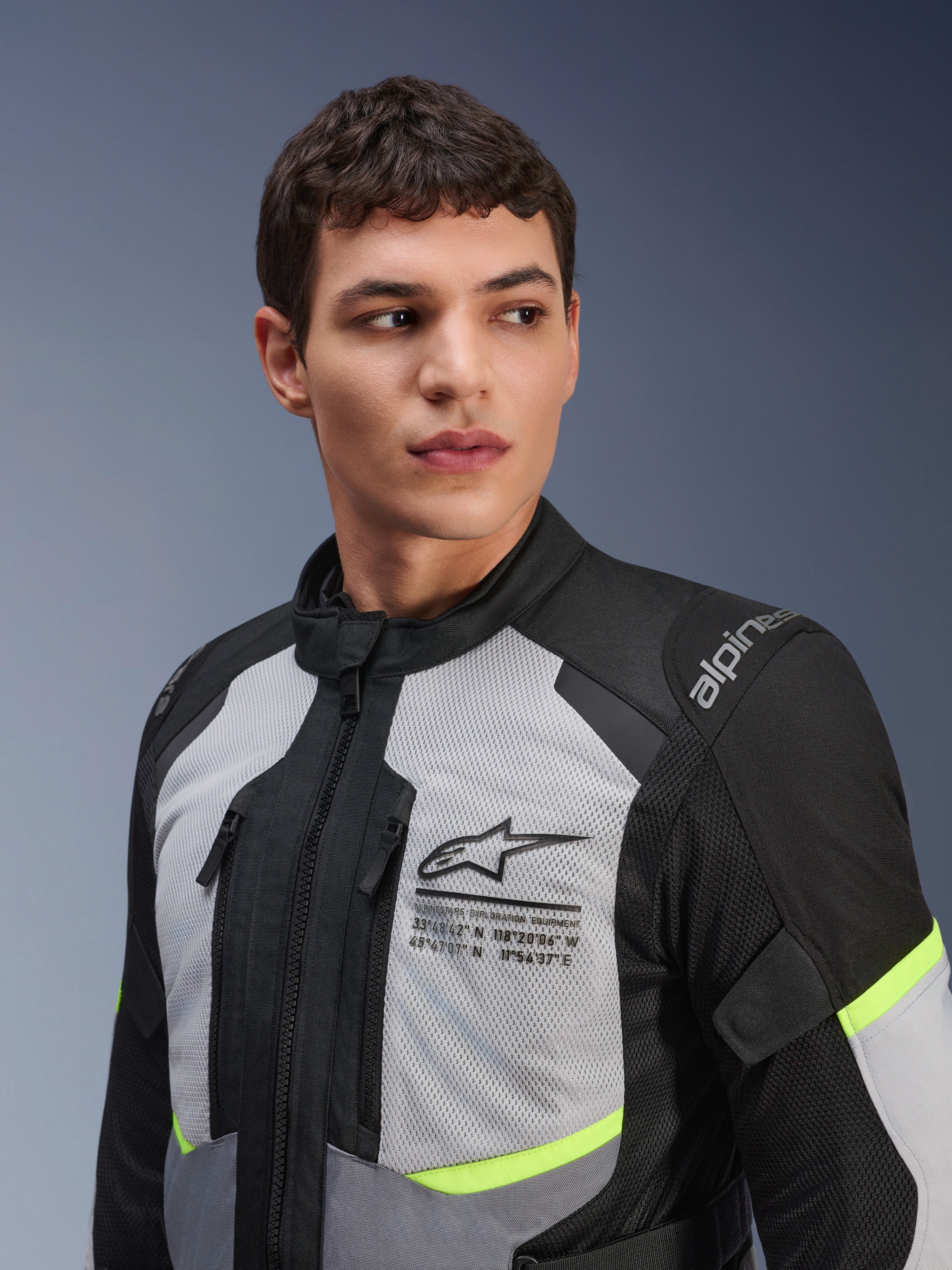 Andes Air Drystar® - Gray Motorcycle Jacket | Alpinestars®