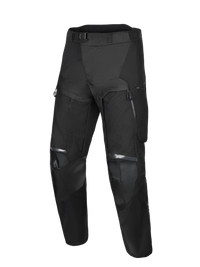 Alpinestars Harok V2 Drystar Pants, Adventure Motorcycle Pants, Black, featuring CE-certified Nucleon Flex Pro knee armor, direct thigh ventilation vents, and durable ripstop construction