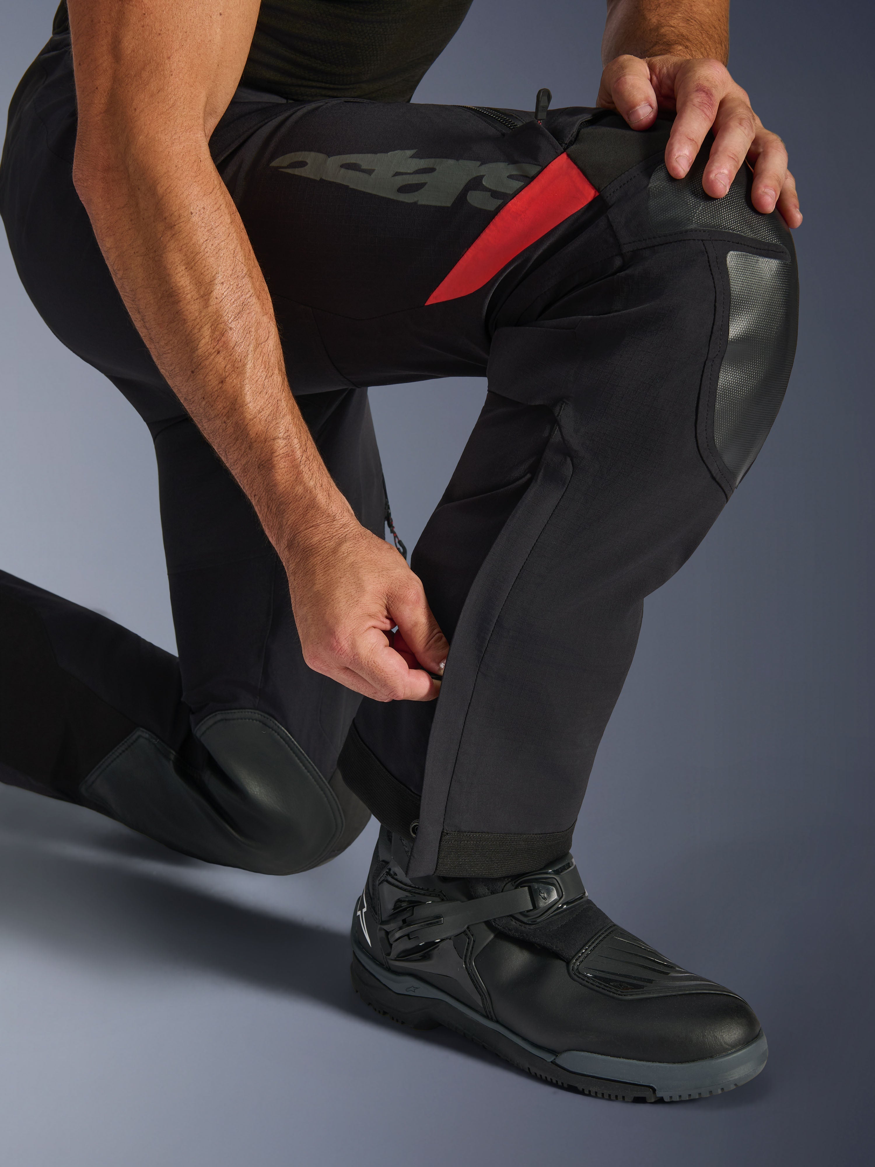 Halo Pro Drystar® XF - Black Motorcycle Pants | Alpinestars®