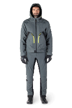 Alpinestars Morush Waterproof Parka, Urban Gray Motorcycle Jacket, Streetwear-inspired design with large front pockets and stormproof hood, Urban Gray textile finish