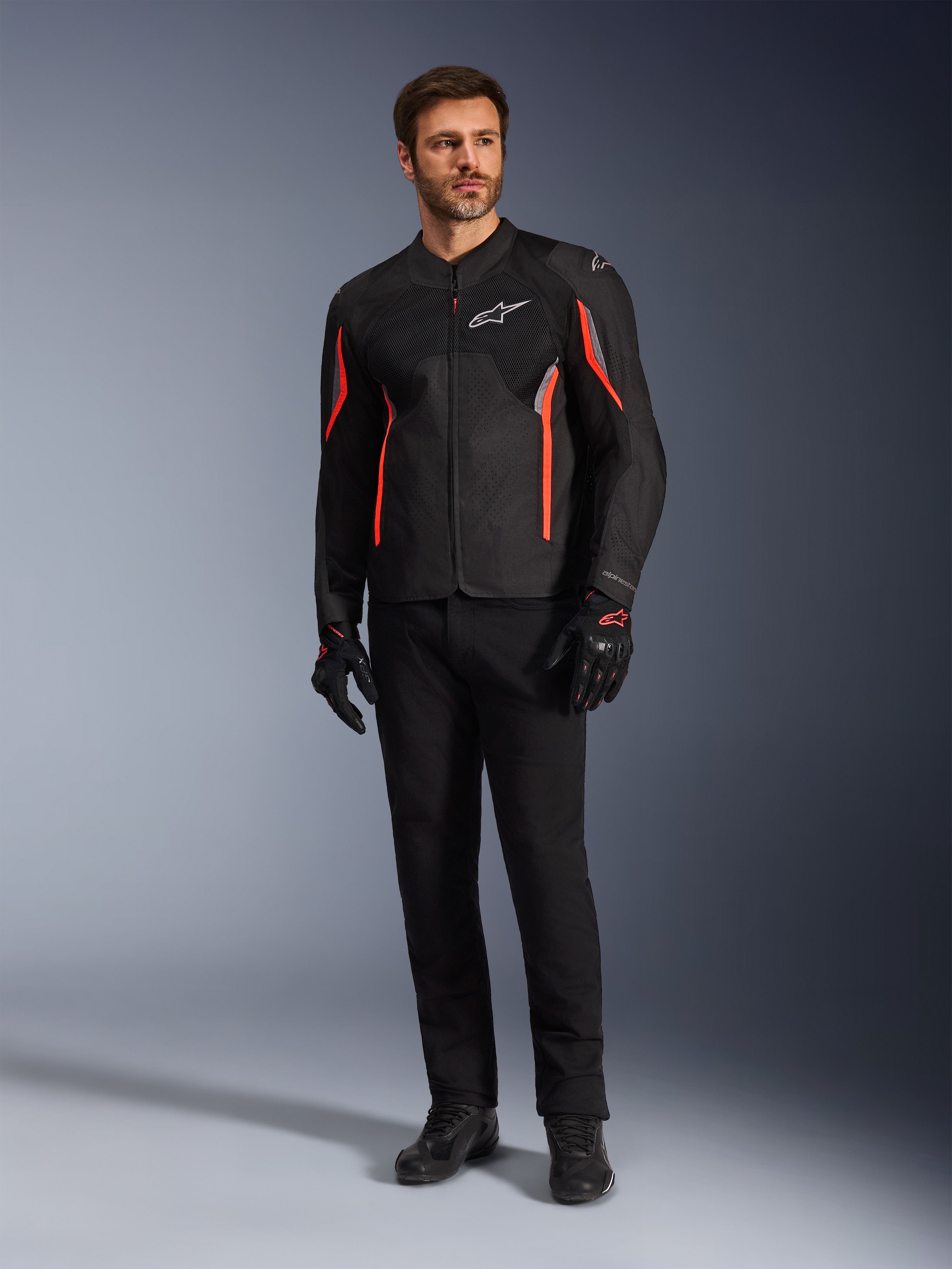 AST V3 Air Jacket - Motorcycle Textile Jacket | Alpinestars®