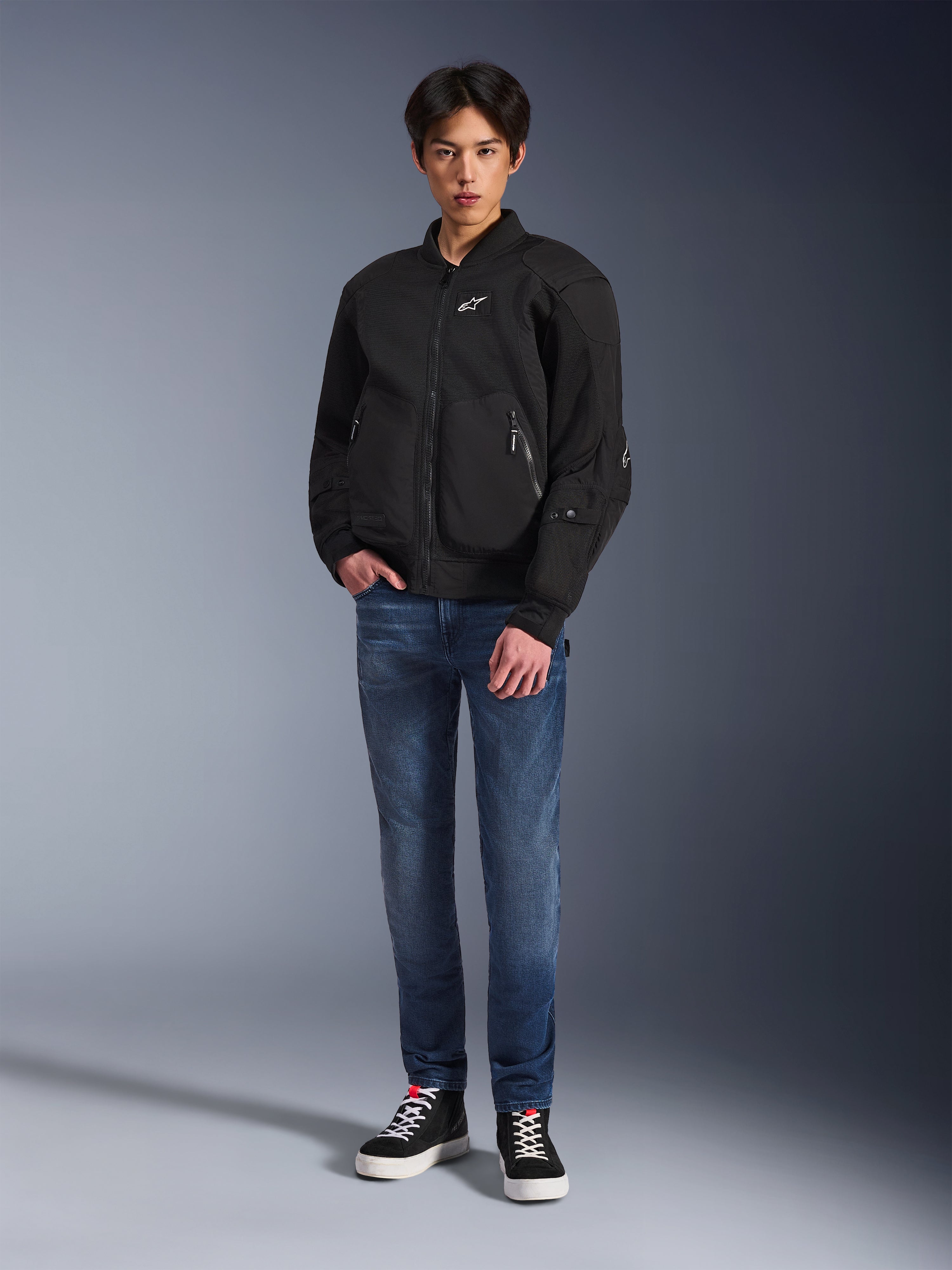 Flight Air - Black Motorcycle Jacket | Alpinestars®