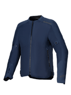 Alpinestars C-1 Air Jacket in Blue, urban textile motorcycle jacket with ventilated tech mesh panels and CE certification.