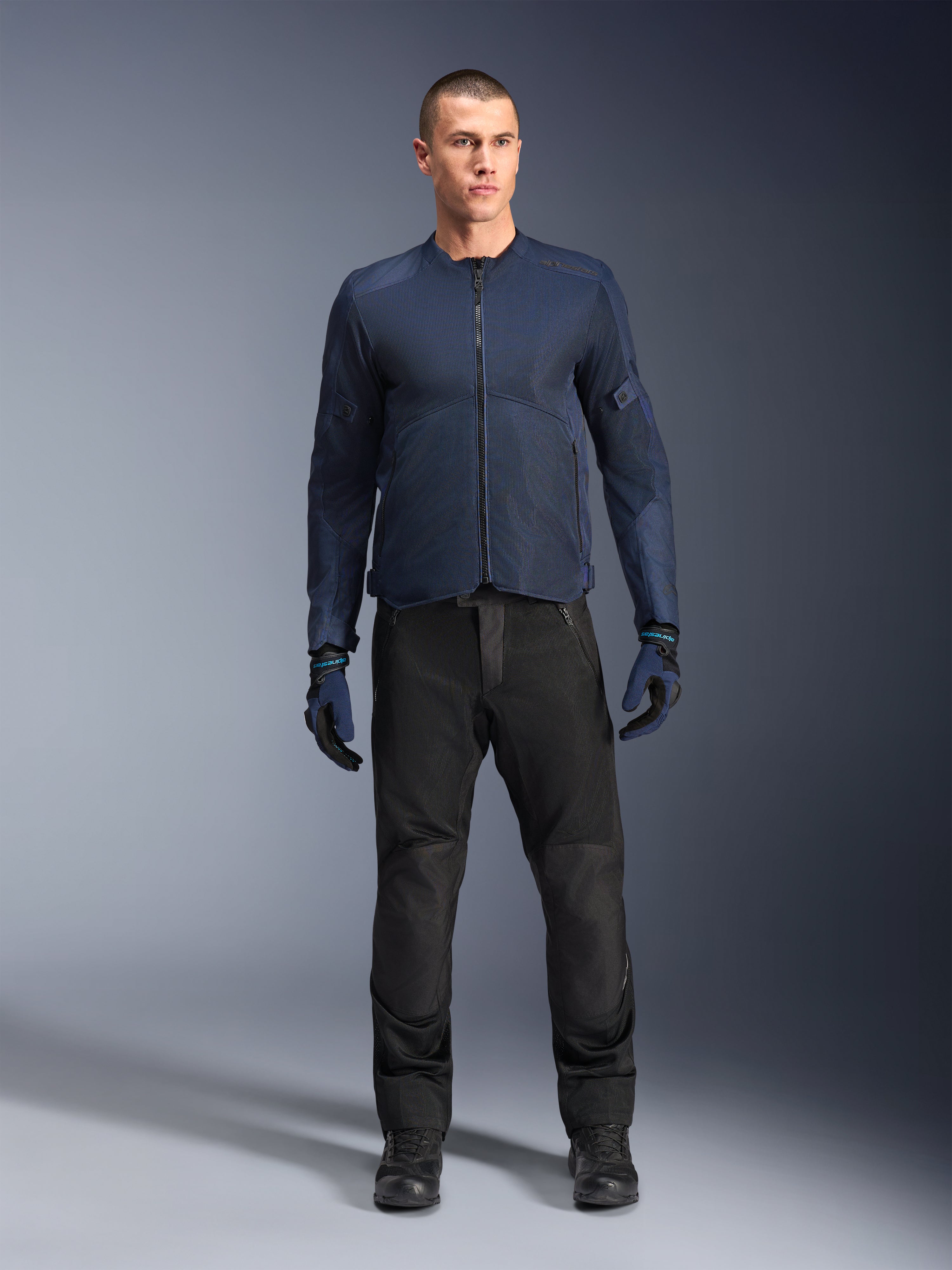 C-1 Air - Blue Motorcycle Jacket | Alpinestars®