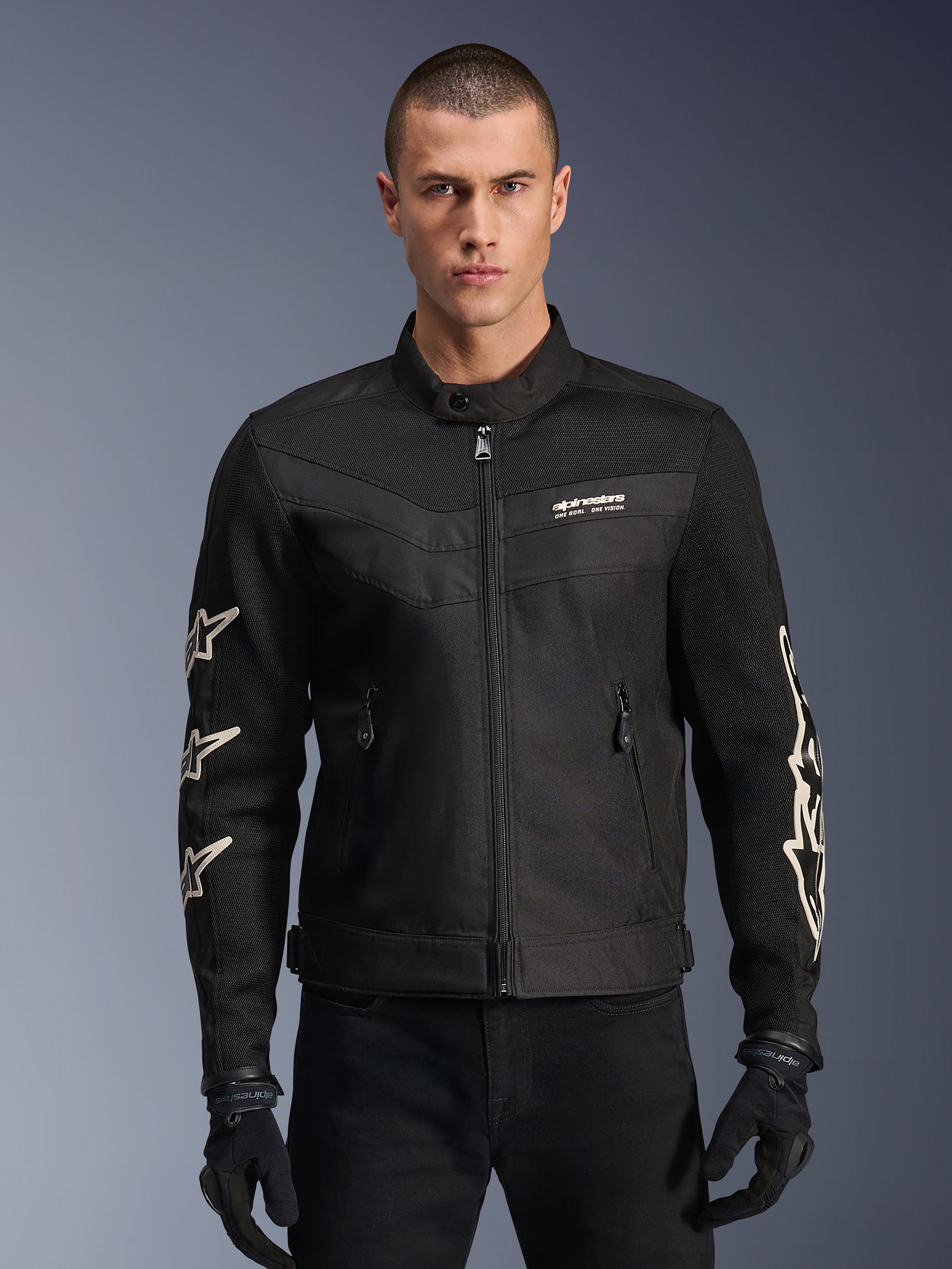 T-Dyno Air - Black Motorcycle Jacket | Alpinestars®