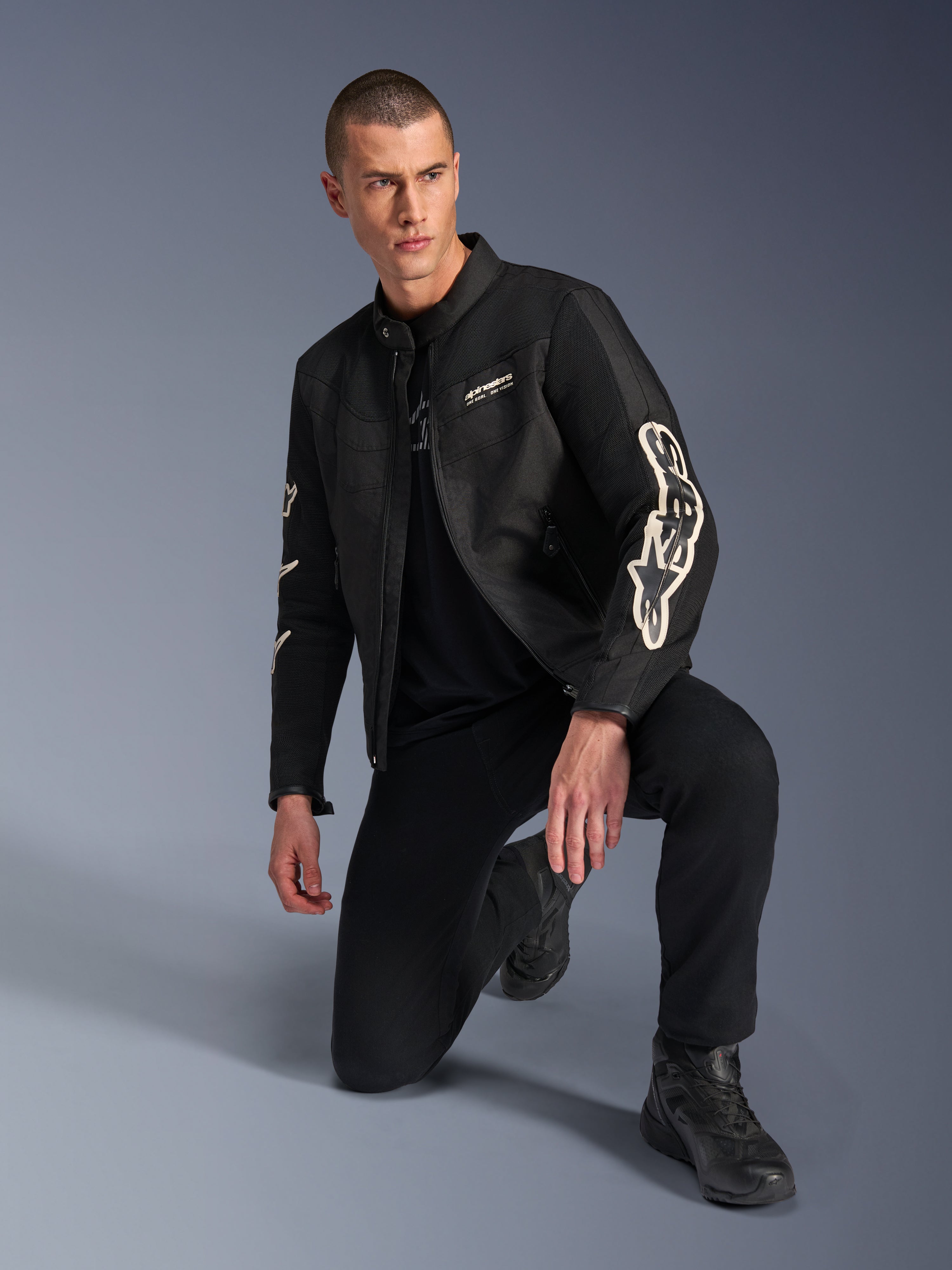 T-Dyno Air - Black Motorcycle Jacket | Alpinestars®