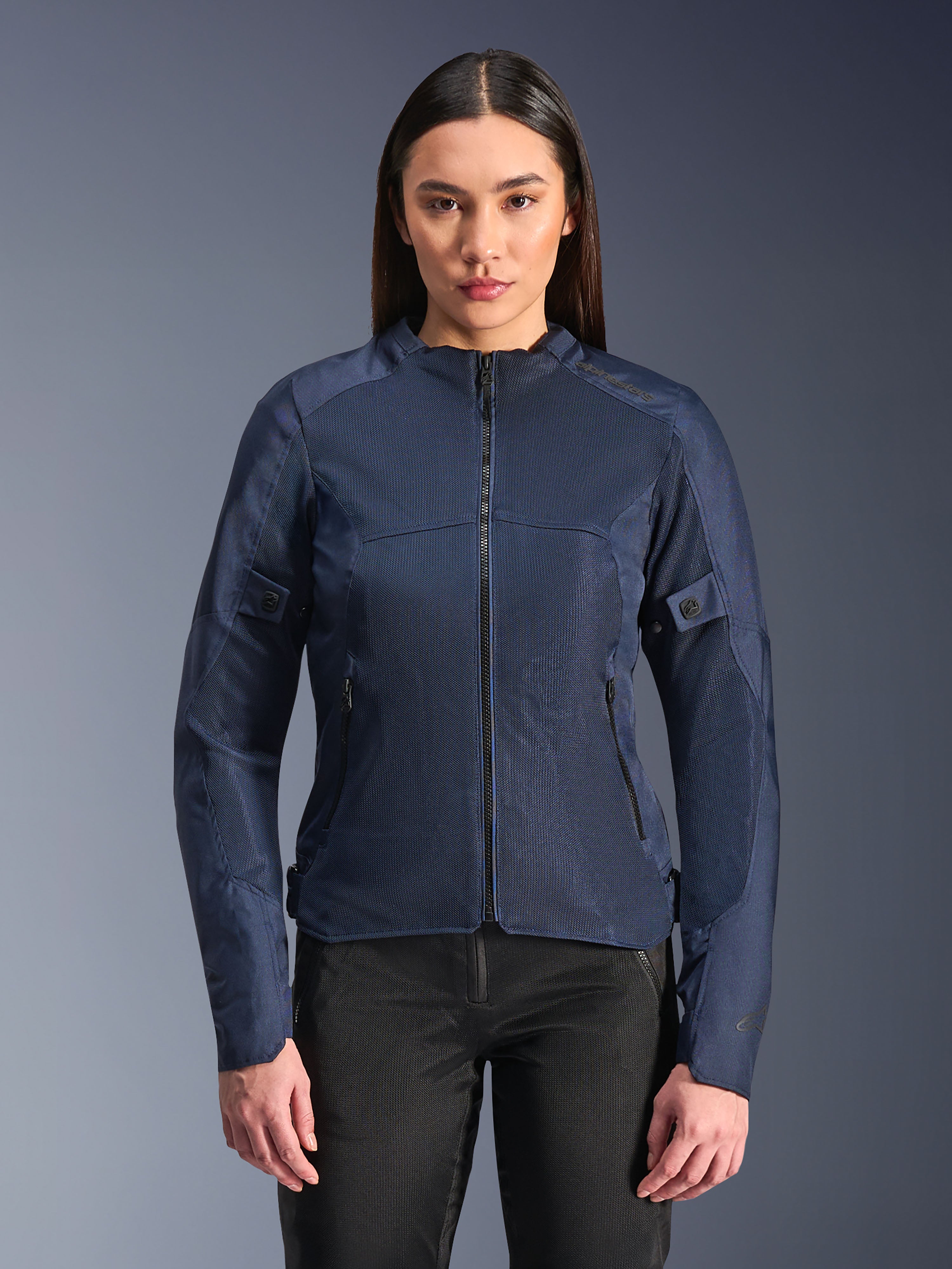 Stella C-1 Air - Black Motorcycle Jacket | Alpinestars®