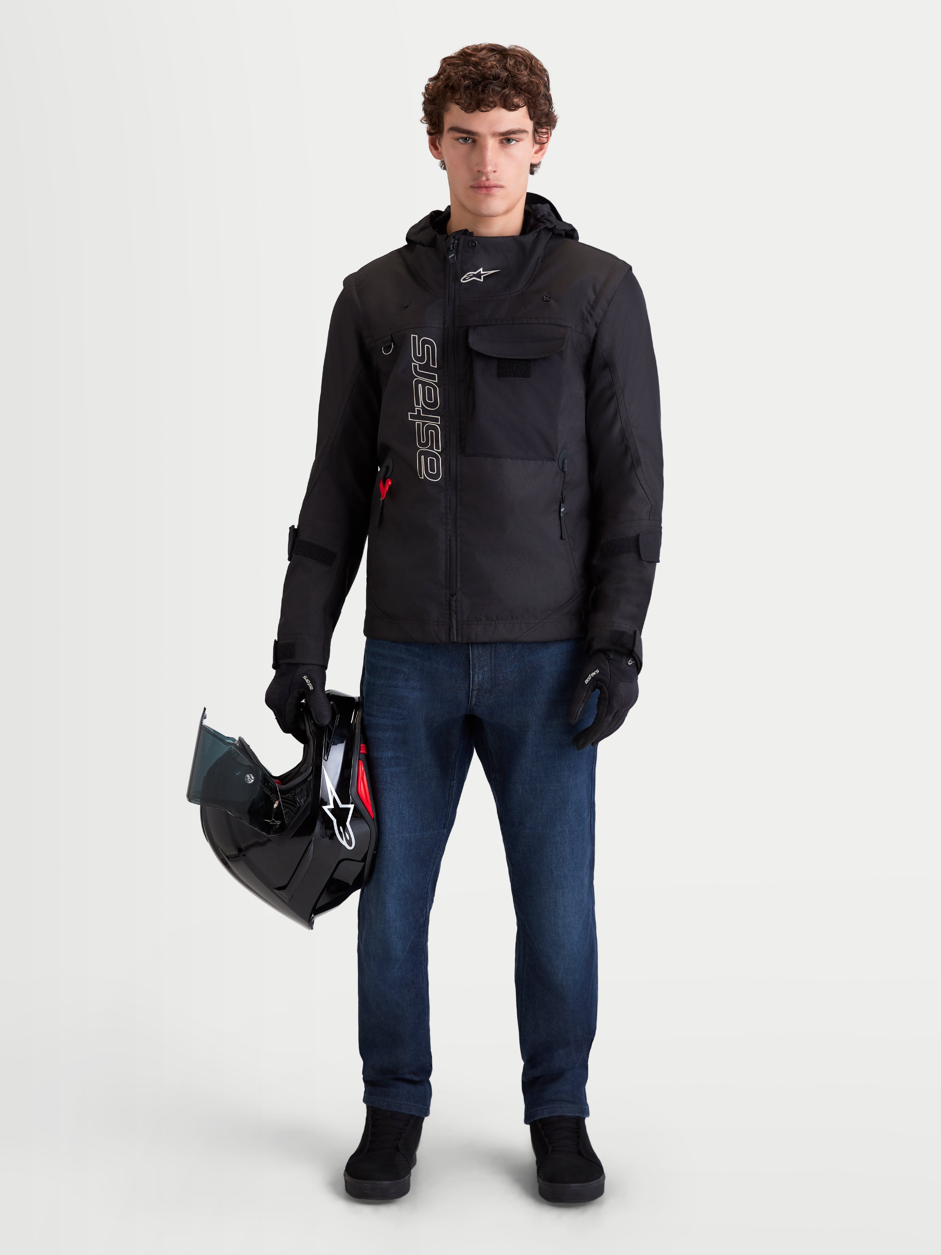 Flex-AST 10 Denim - Blue Motorcycle Pants | Alpinestars®