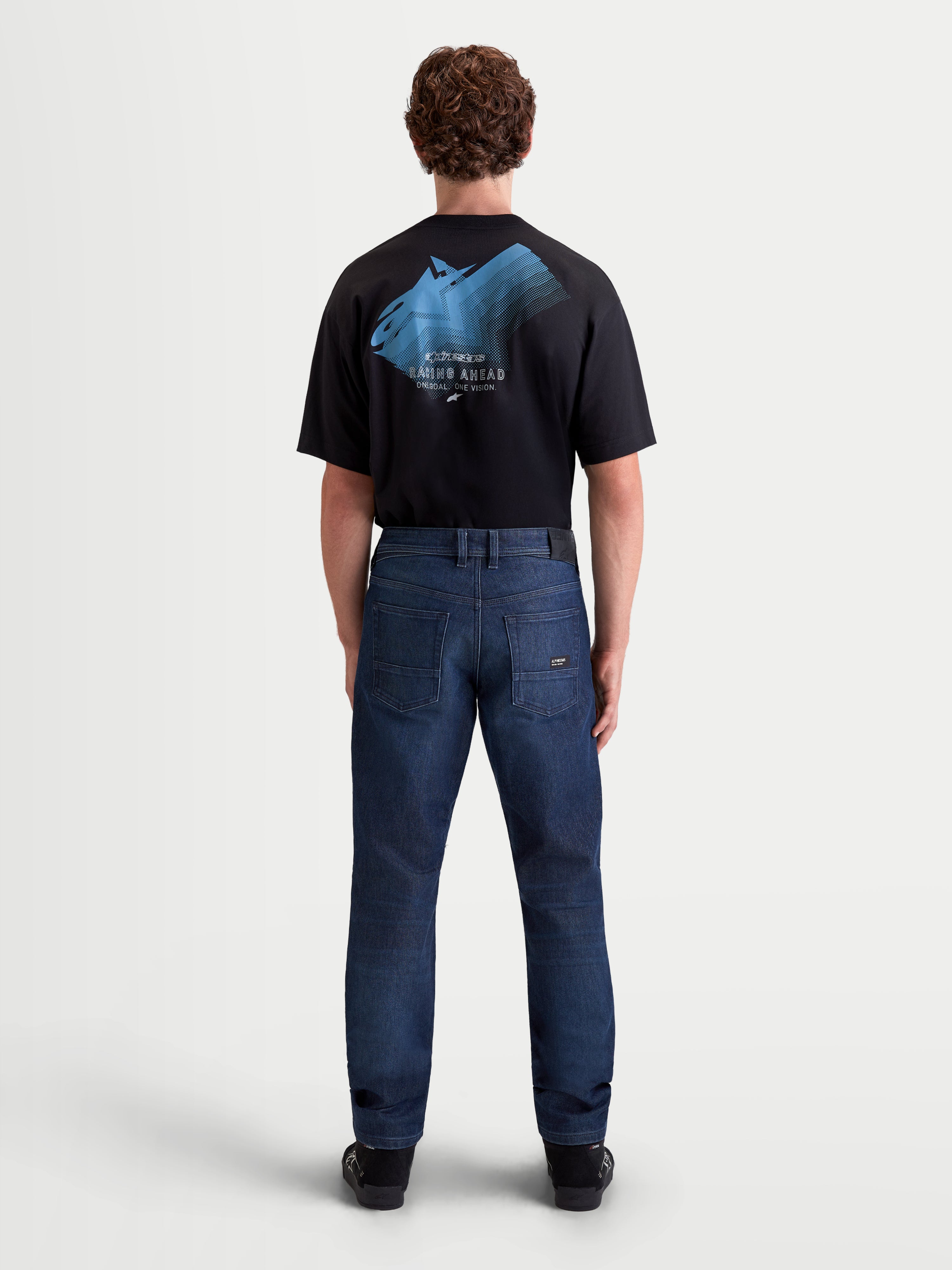 パンツ archive coating denim Flex-AST 10 Denim - Blue Motorcycle Pants | Alpinestars®