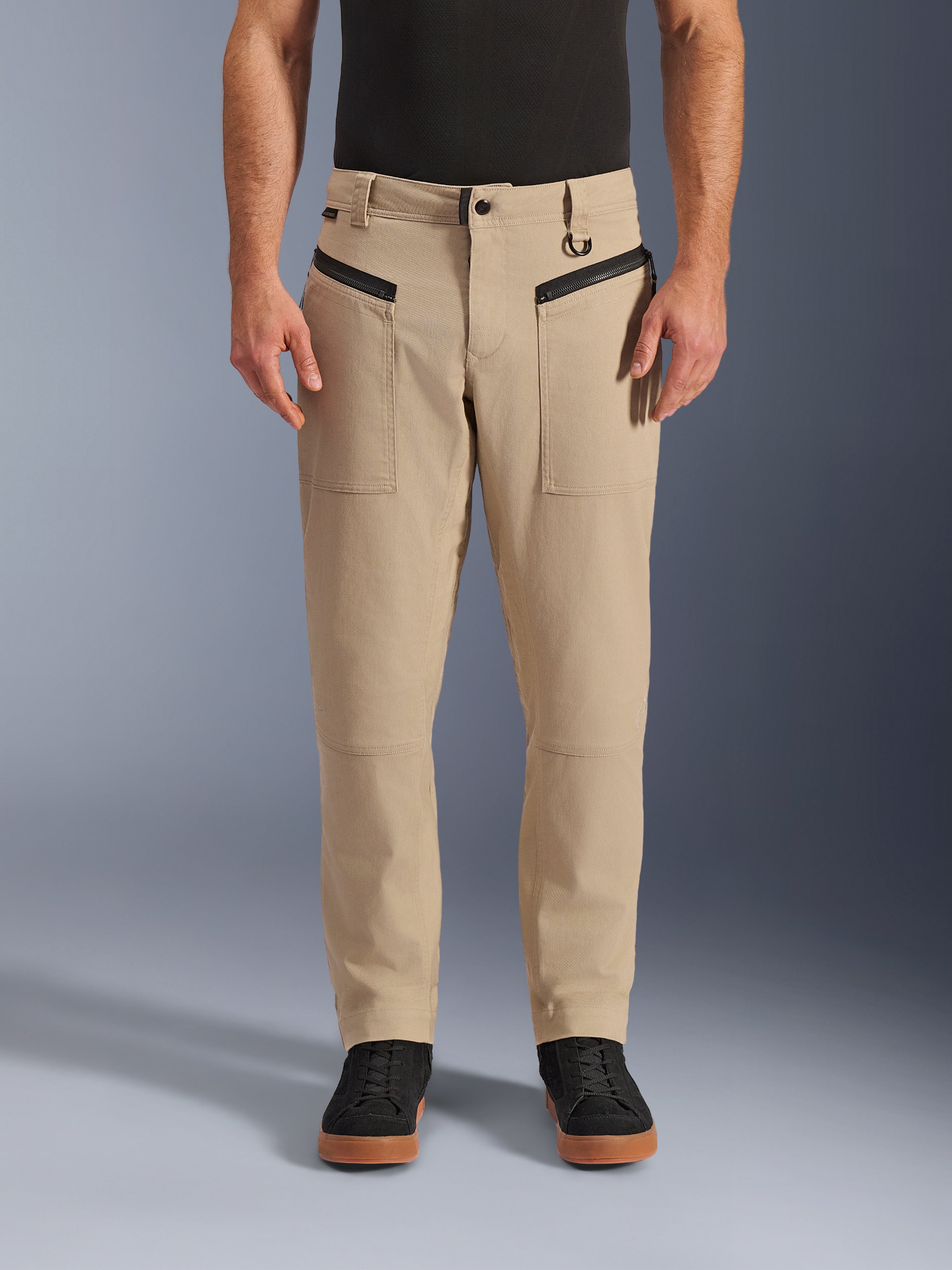 Flex-AST Canvas - Gray Motorcycle Pants | Alpinestars®