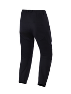 Alpinestars Explore AST Pants Short, Adventure Motorcycle Pants, Black, rear view showing ripstop construction, zippered leg hems, and ergonomic fit for warm-weather riding