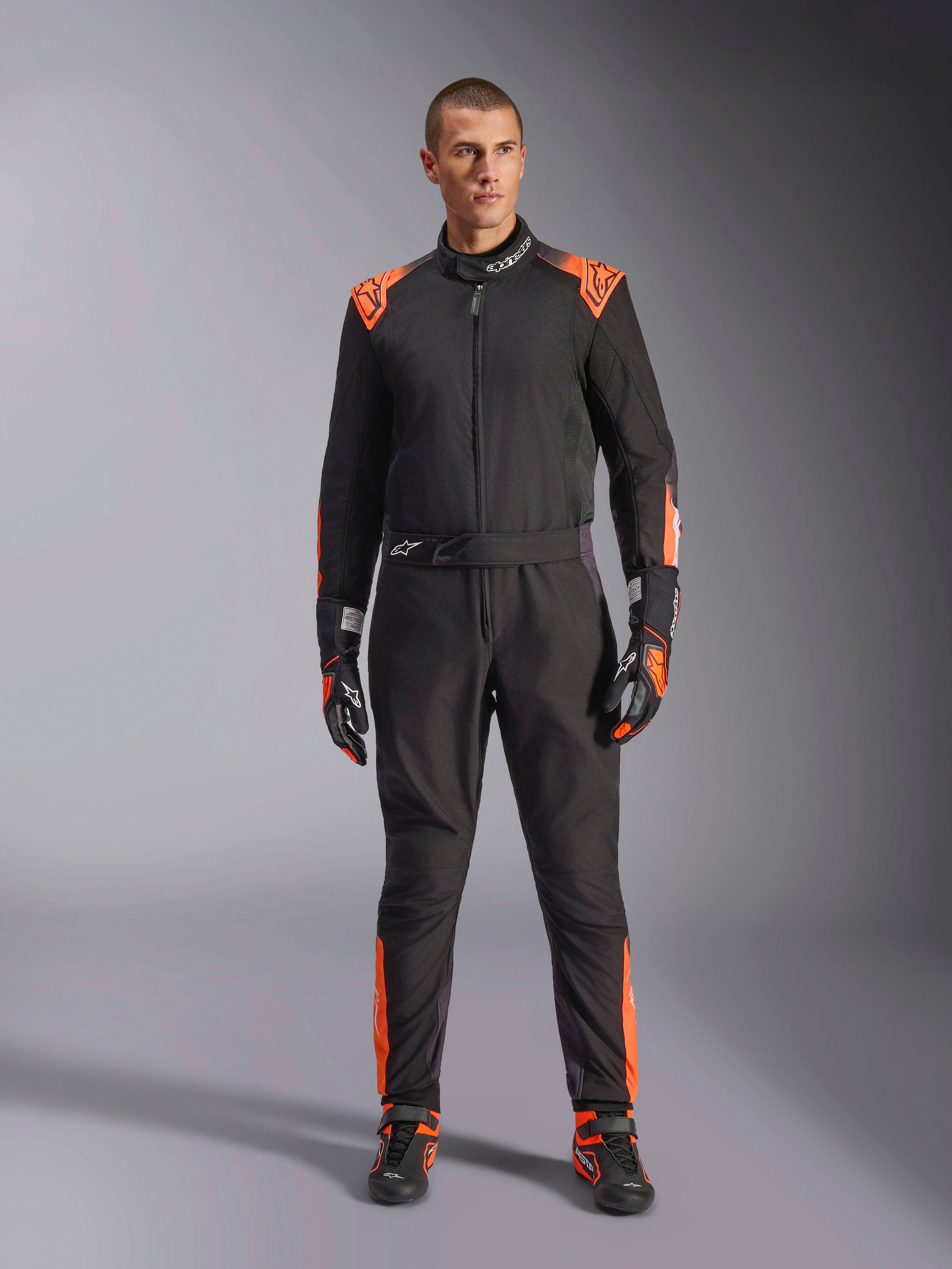 MTG／Body Fit KMX-5 V3 - Black Karting Suit | Alpinestars®