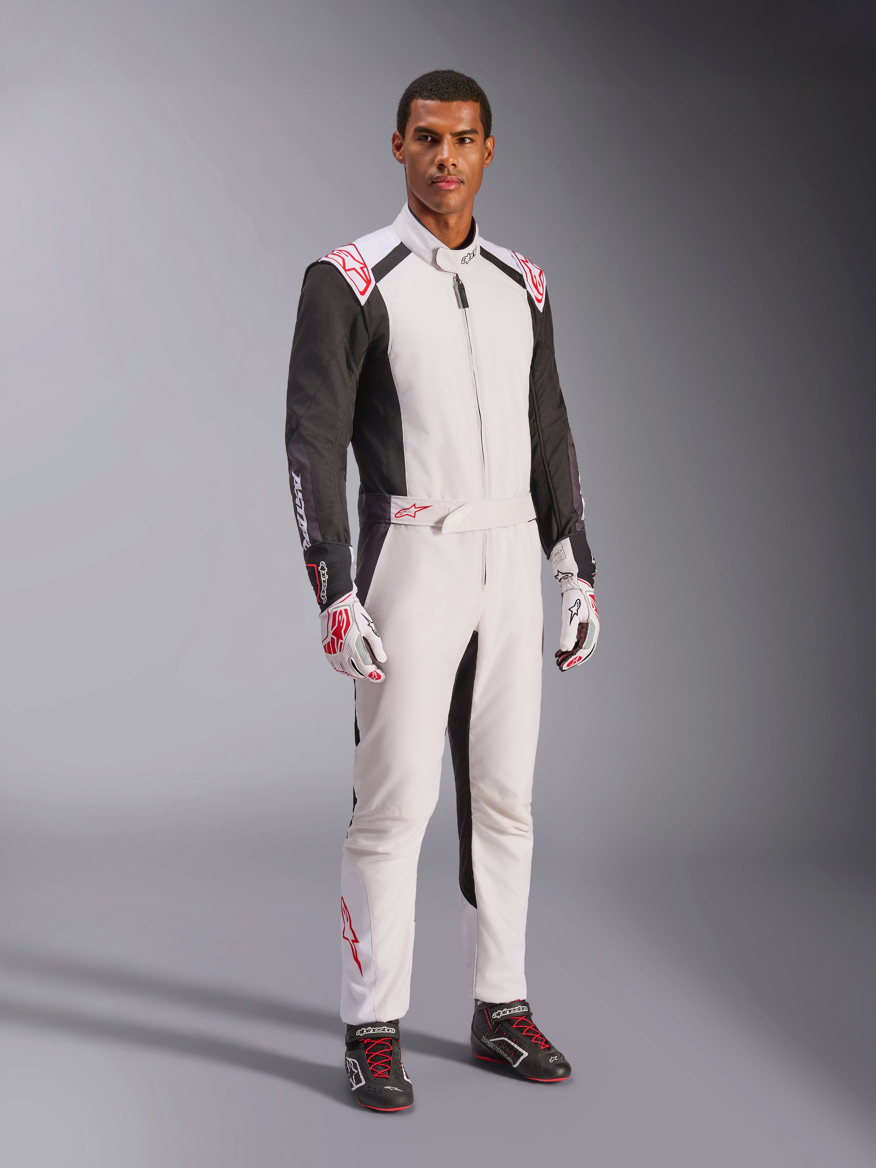 MTG／Body Fit KMX-5 V3 - White Karting Suit | Alpinestars®